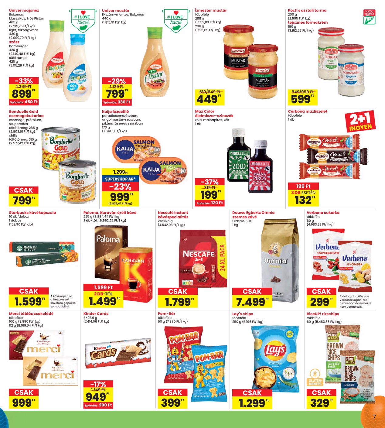 spar - INTERSPAR akciós újság, érvényes 2026.03.31. - 2026.04.08. - page: 7