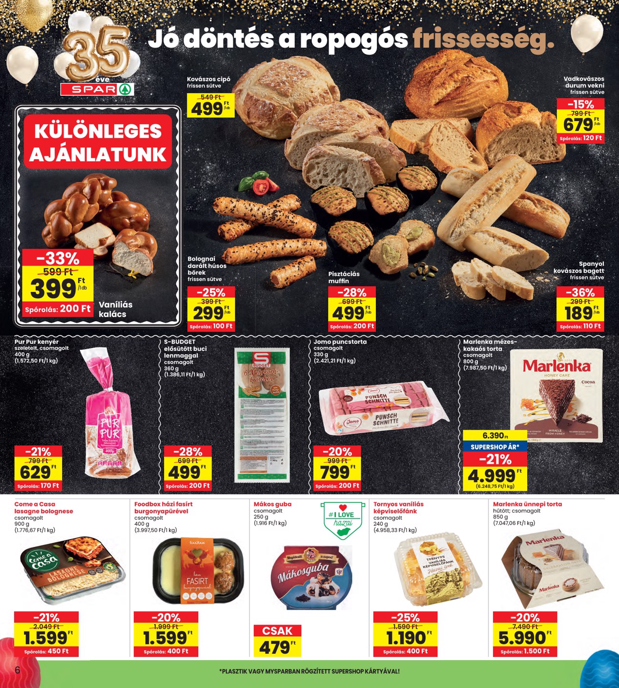 spar - INTERSPAR akciós újság, érvényes 2026.03.31. - 2026.04.08. - page: 6