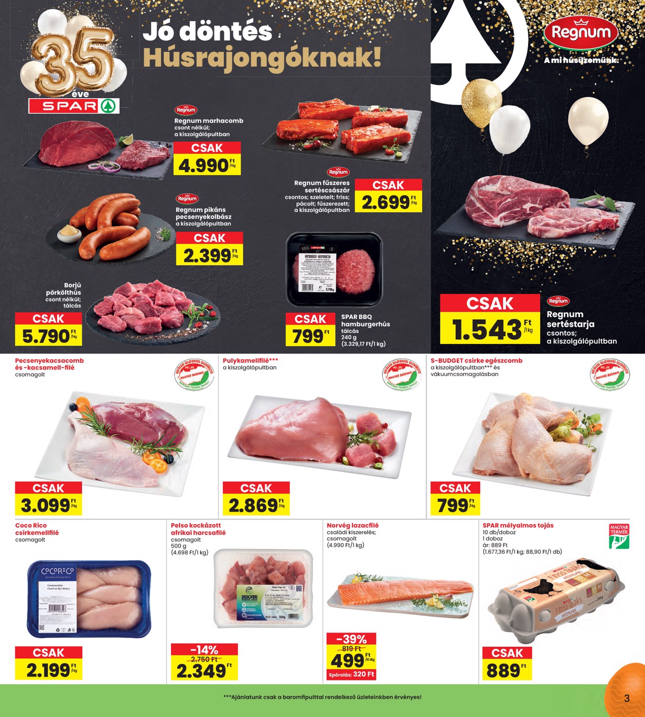 spar - INTERSPAR akciós újság, érvényes 2026.03.31. - 2026.04.08. - page: 3