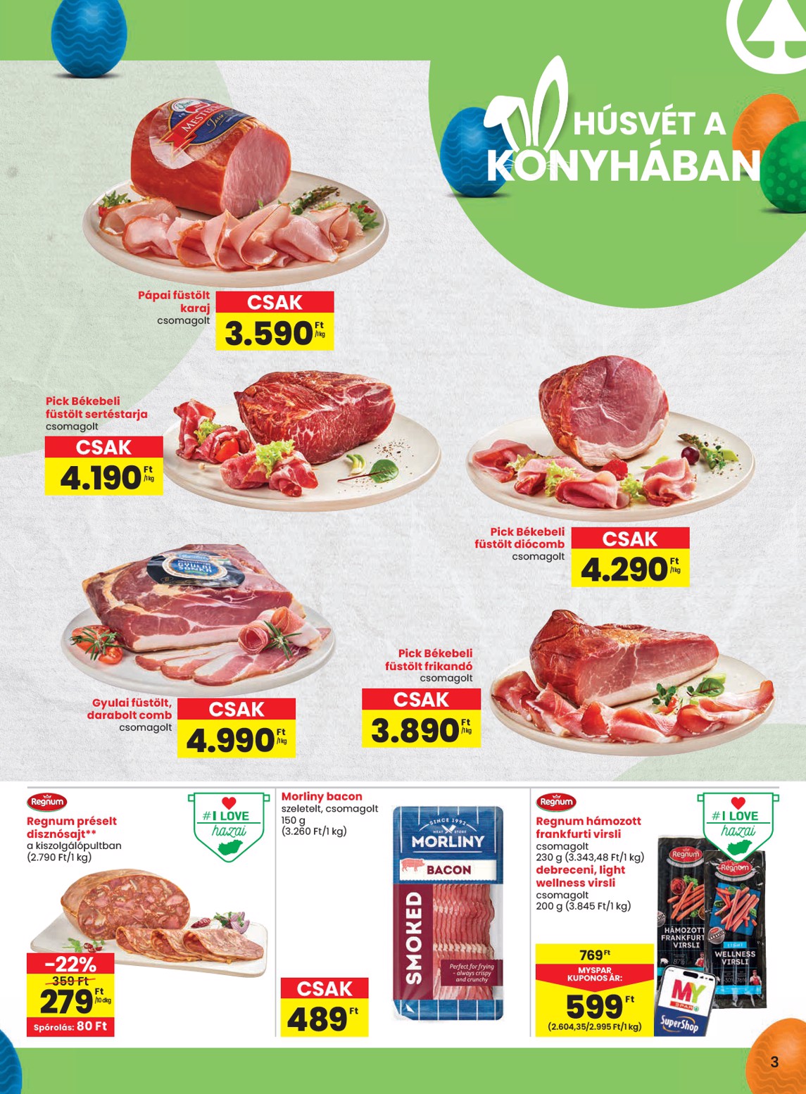spar - SPAR akciós újság, érvényes 2026.03.31. - 2026.04.08. - page: 3