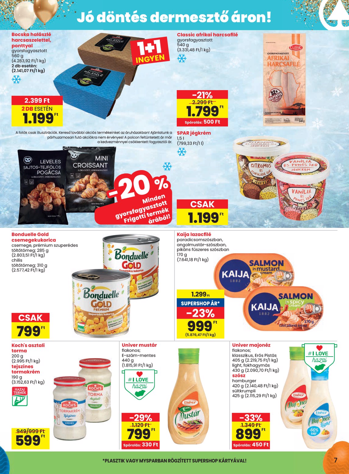 spar - SPAR akciós újság, érvényes 2026.03.31. - 2026.04.08. - page: 7