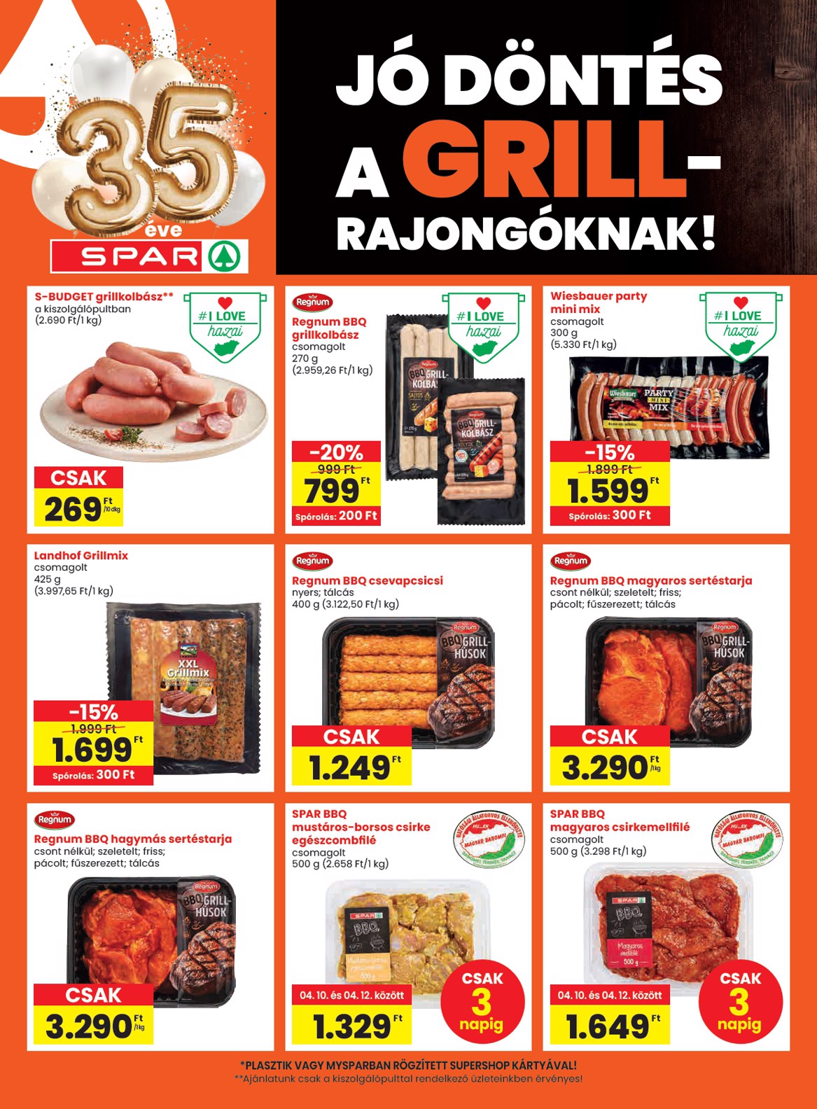 spar - Aktuális SPAR szórólap érvényes csütörtöktől 2026.04.09.-től szerdától 2026.04.15.-ig - page: 10