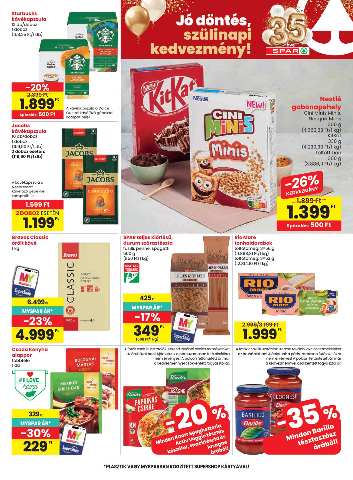 spar - Aktuális SPAR szórólap érvényes csütörtöktől 2026.04.09.-től szerdától 2026.04.15.-ig - page: 22