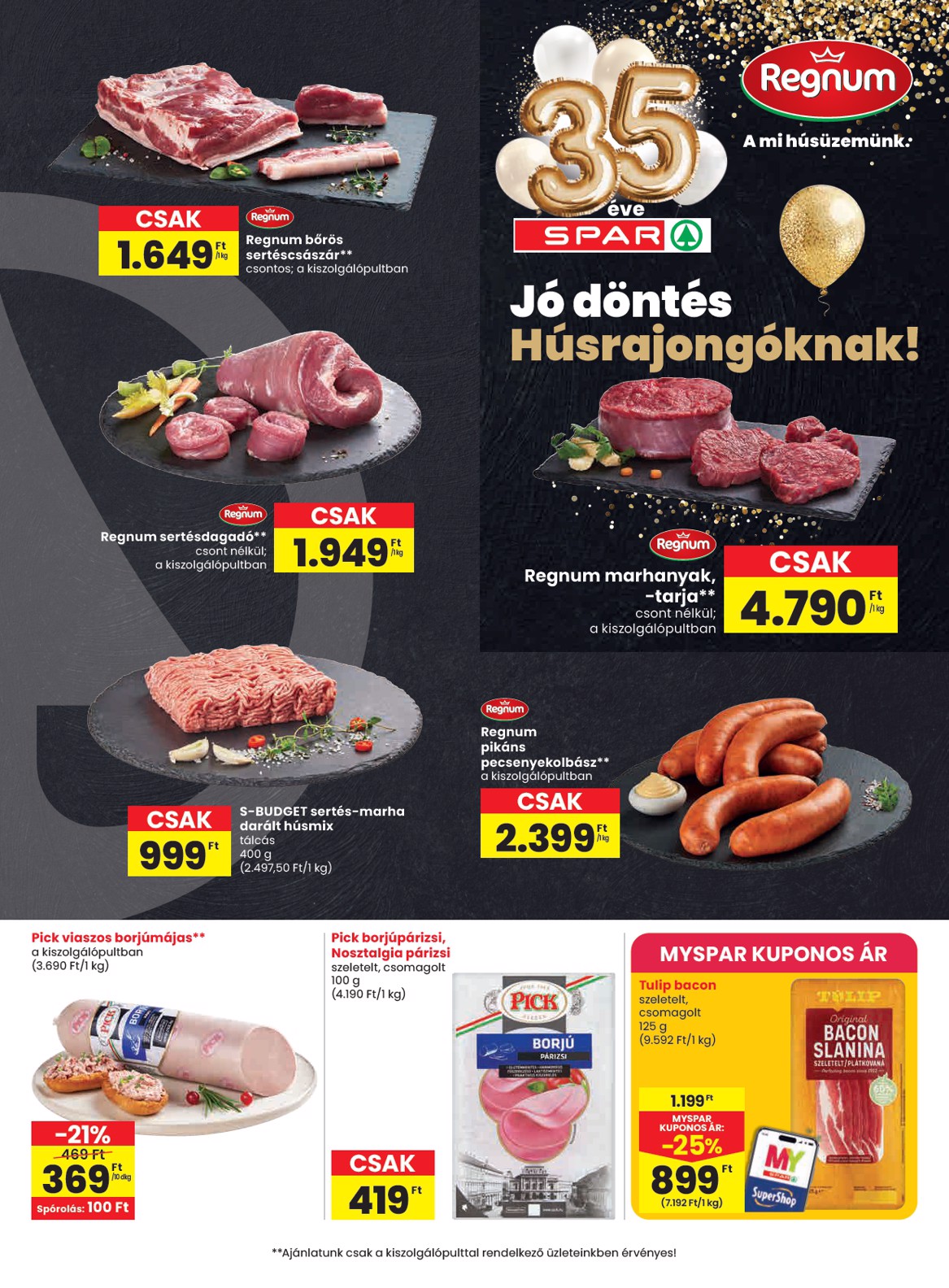 spar - Aktuális SPAR szórólap érvényes csütörtöktől 2026.04.09.-től szerdától 2026.04.15.-ig - page: 9