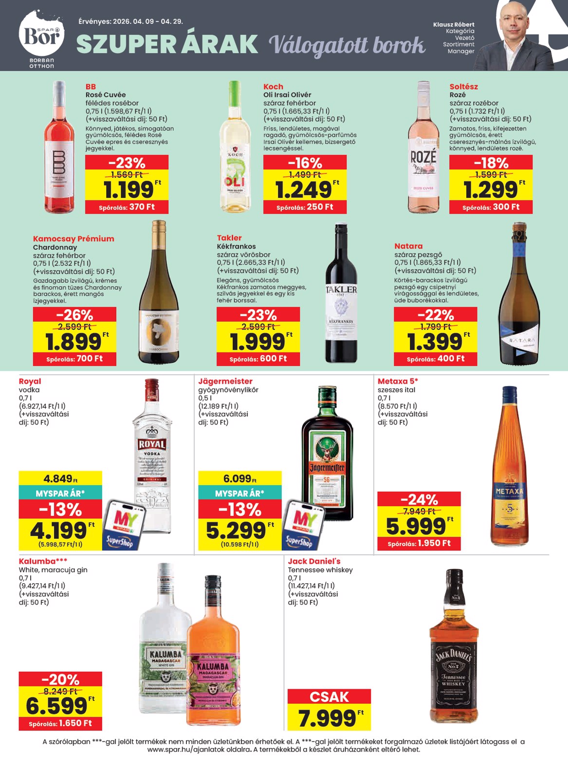 spar - Aktuális SPAR szórólap érvényes csütörtöktől 2026.04.09.-től szerdától 2026.04.15.-ig - page: 26