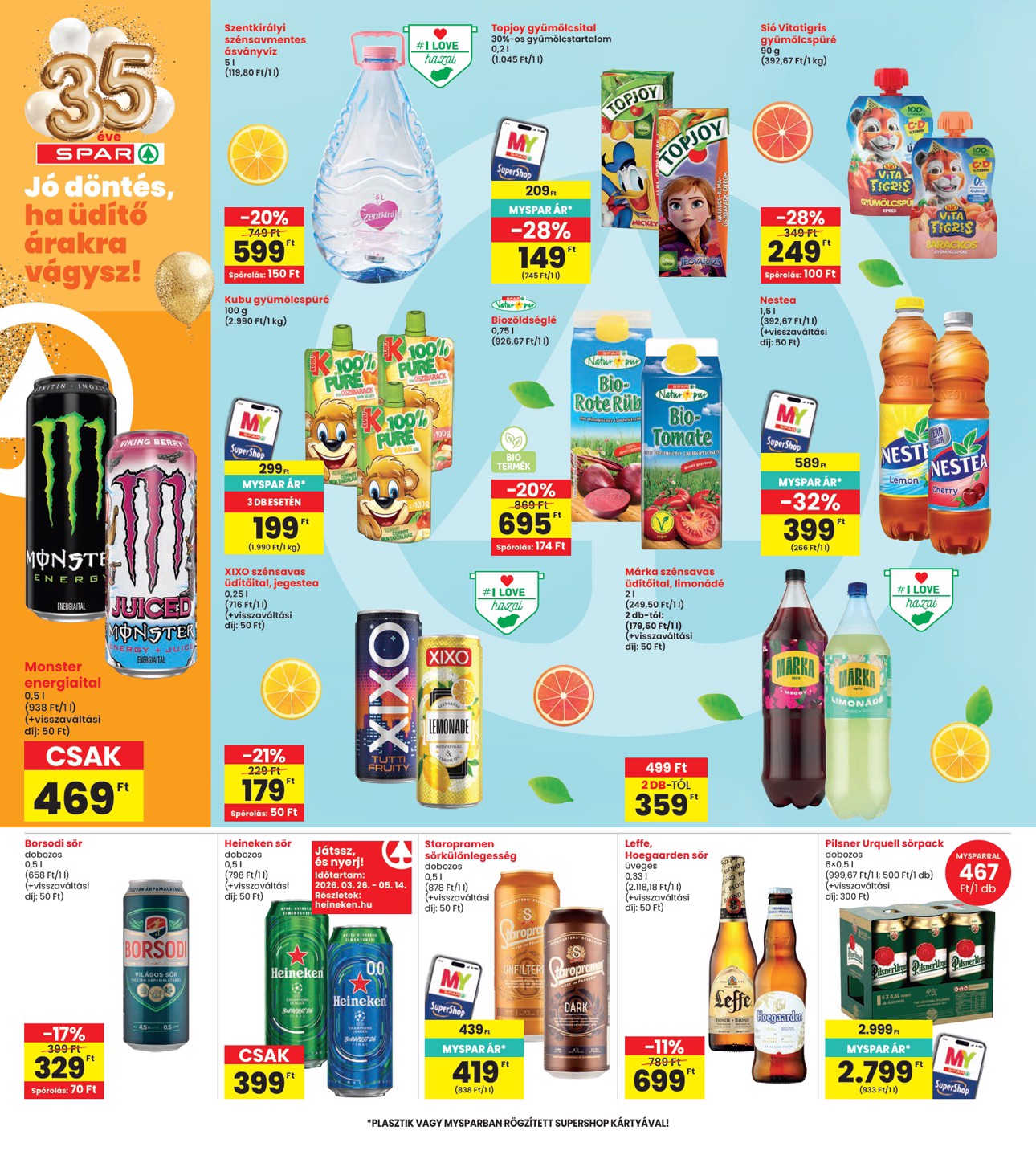 spar - Aktuális INTERSPAR szórólap érvényes csütörtöktől 2026.04.09.-től szerdától 2026.04.15.-ig - page: 24