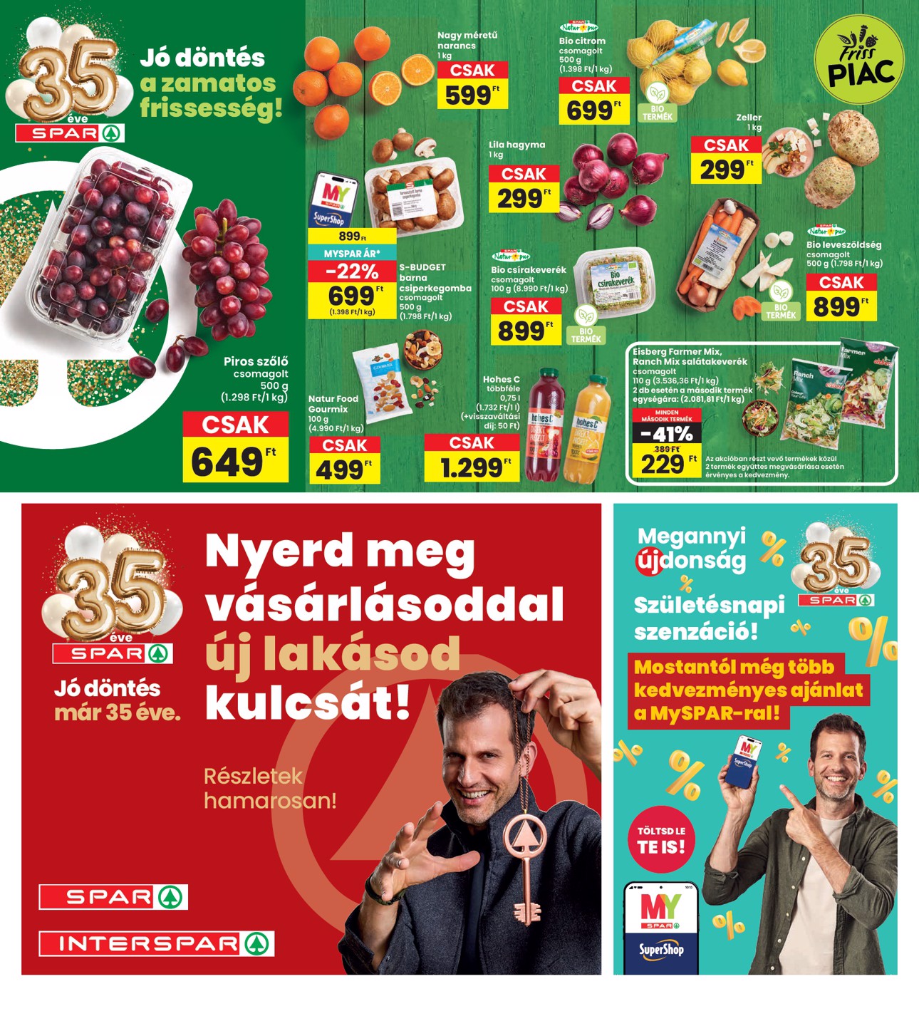spar - Aktuális INTERSPAR szórólap érvényes csütörtöktől 2026.04.09.-től szerdától 2026.04.15.-ig - page: 32
