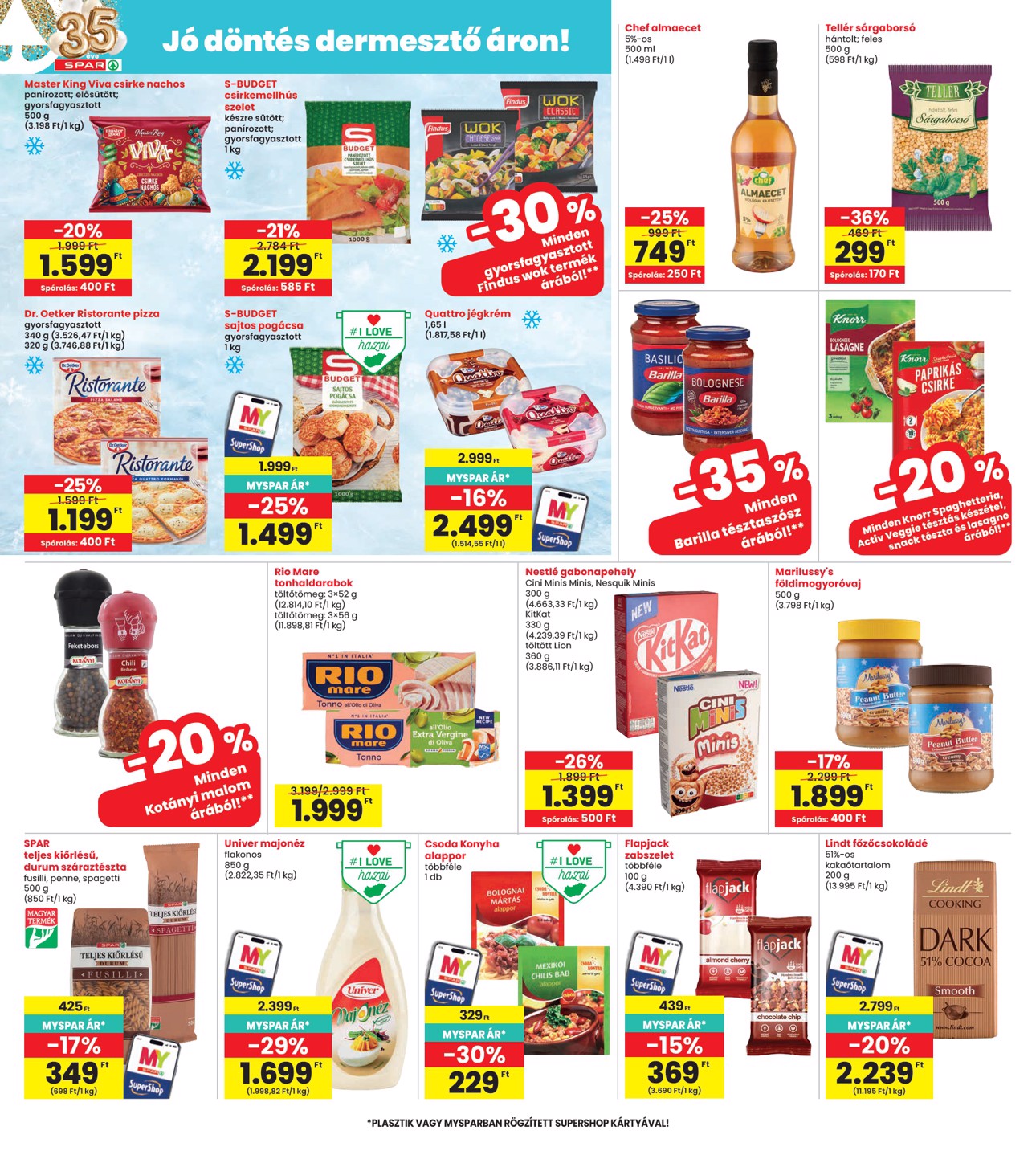 spar - Aktuális INTERSPAR szórólap érvényes csütörtöktől 2026.04.09.-től szerdától 2026.04.15.-ig - page: 21