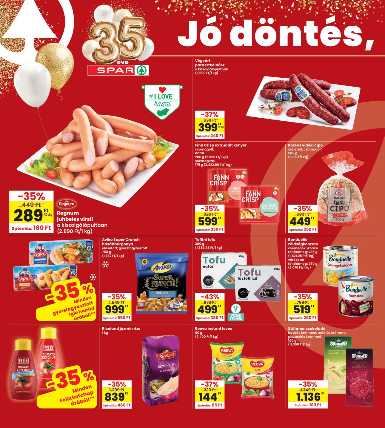 spar - Aktuális INTERSPAR szórólap érvényes csütörtöktől 2026.04.09.-től szerdától 2026.04.15.-ig - page: 2