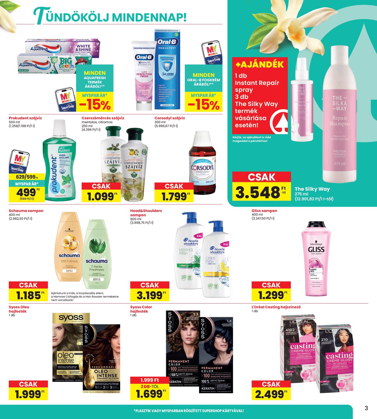 spar - Aktuális INTERSPAR - Szépség katalógus 2 szórólap érvényes csütörtöktől 2026.04.09.-től szerdától 2026.04.29.-ig - page: 3
