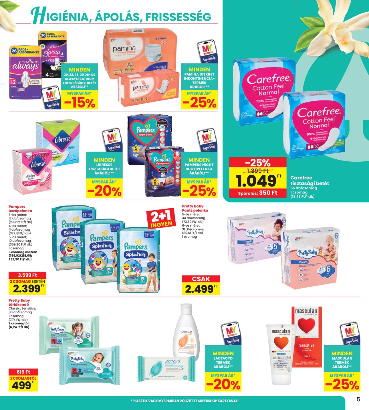 spar - Aktuális INTERSPAR - Szépség katalógus 2 szórólap érvényes csütörtöktől 2026.04.09.-től szerdától 2026.04.29.-ig - page: 5