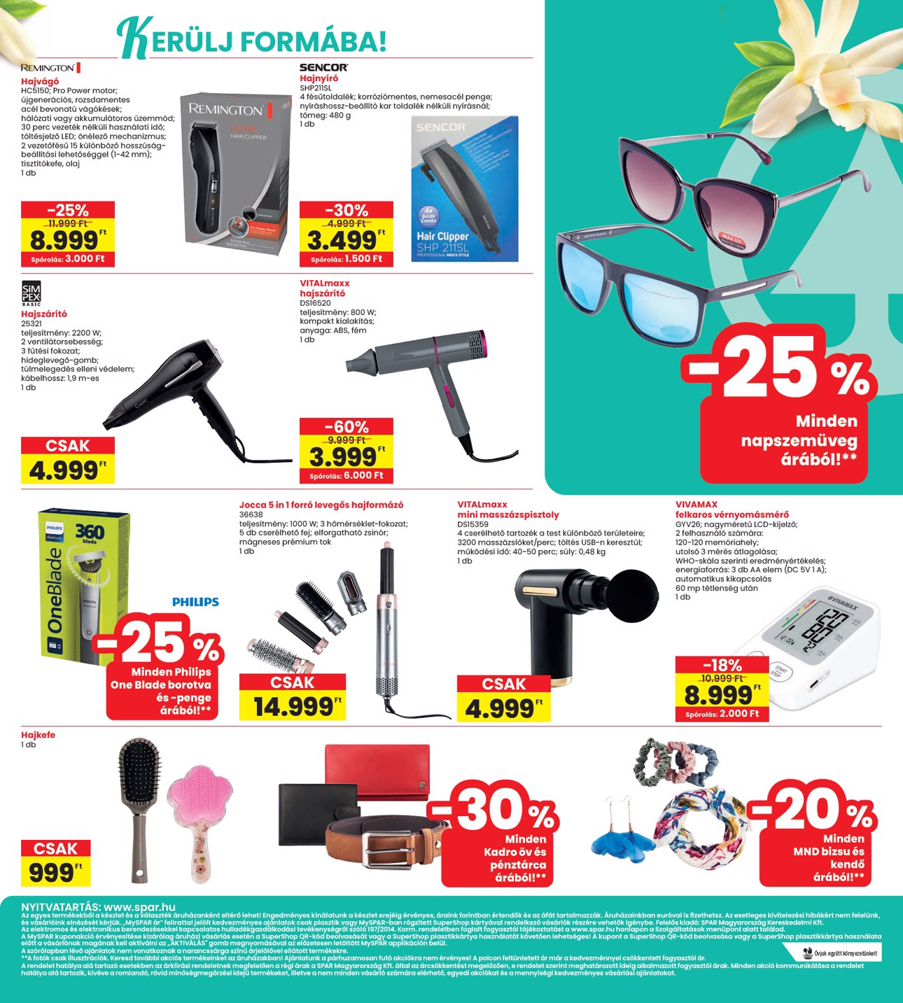 spar - Aktuális INTERSPAR - Szépség katalógus 2 szórólap érvényes csütörtöktől 2026.04.09.-től szerdától 2026.04.29.-ig - page: 7