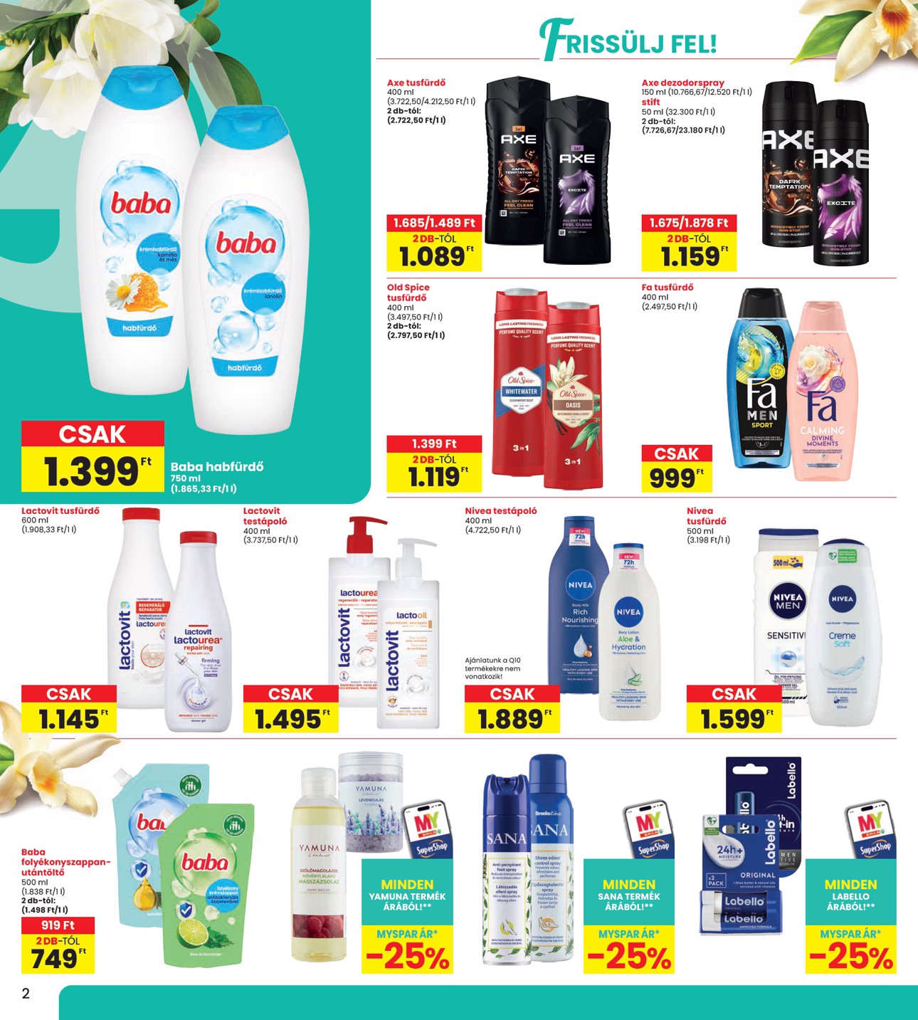 spar - Aktuális INTERSPAR - Szépség katalógus 2 szórólap érvényes csütörtöktől 2026.04.09.-től szerdától 2026.04.29.-ig - page: 2