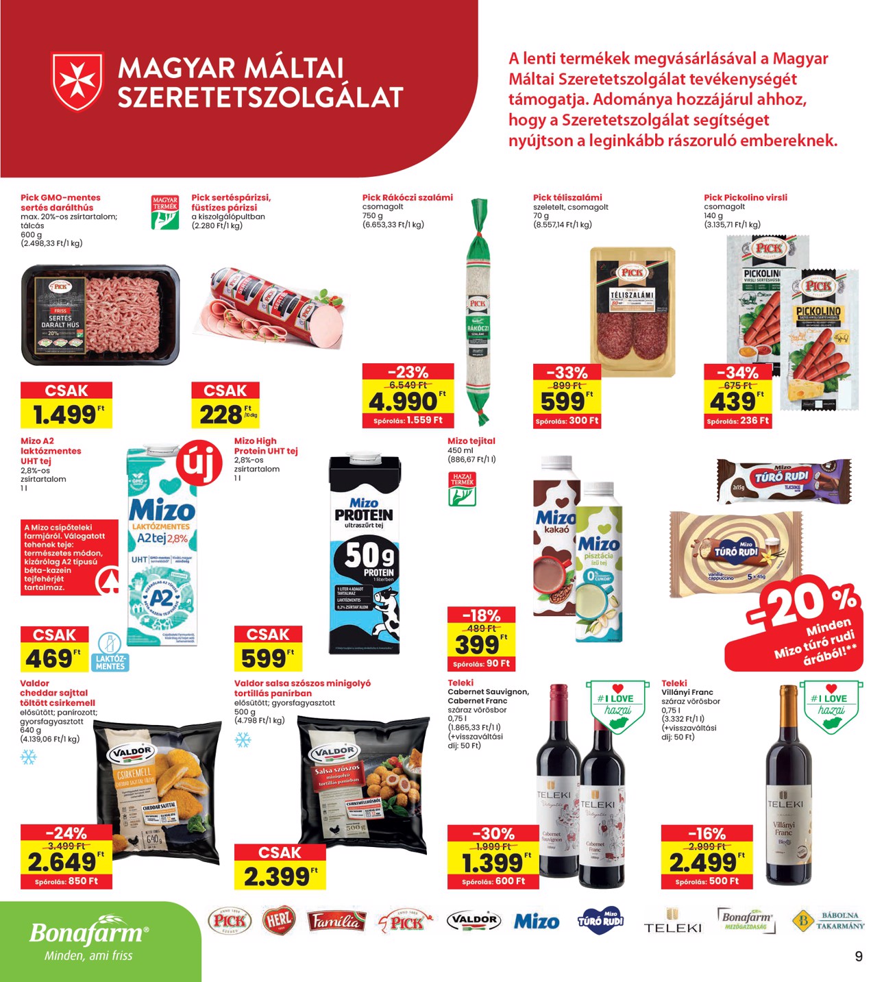 spar - INTERSPAR hirdetmény a következő hétre csütörtöktől 2026.04.16.-tól szerdától 2026.04.22.-ig - page: 9