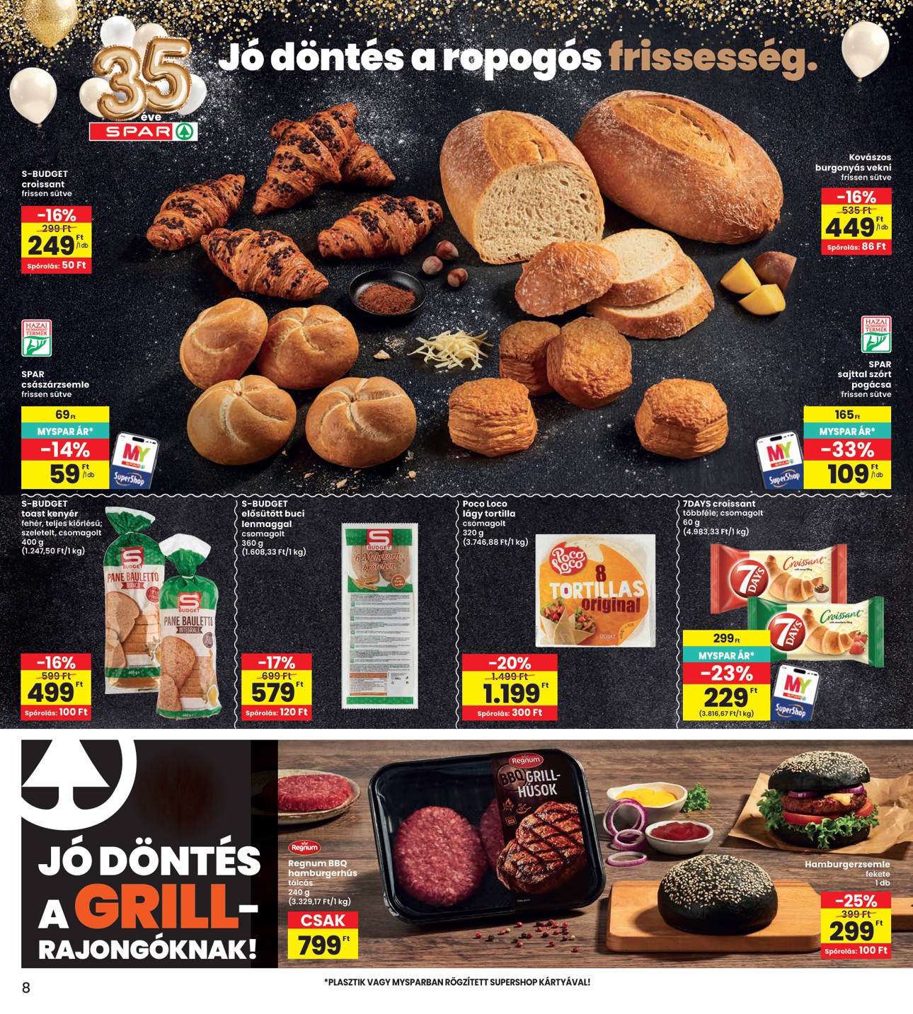 spar - INTERSPAR hirdetmény a következő hétre csütörtöktől 2026.04.16.-tól szerdától 2026.04.22.-ig - page: 8