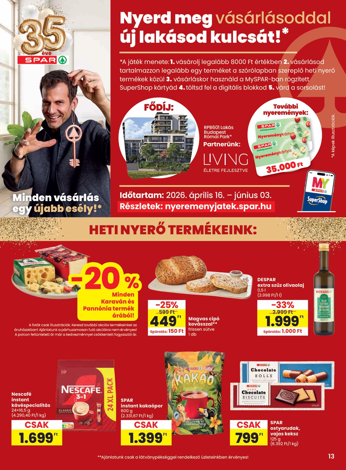 spar - SPAR hirdetmény a következő hétre csütörtöktől 2026.04.23.-tól szerdától 2026.04.29.-ig - page: 13