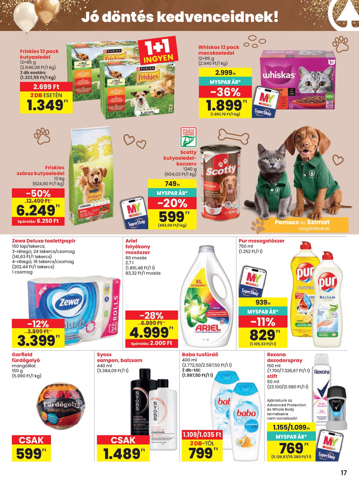 spar - SPAR hirdetmény a következő hétre csütörtöktől 2026.04.23.-tól szerdától 2026.04.29.-ig - page: 17