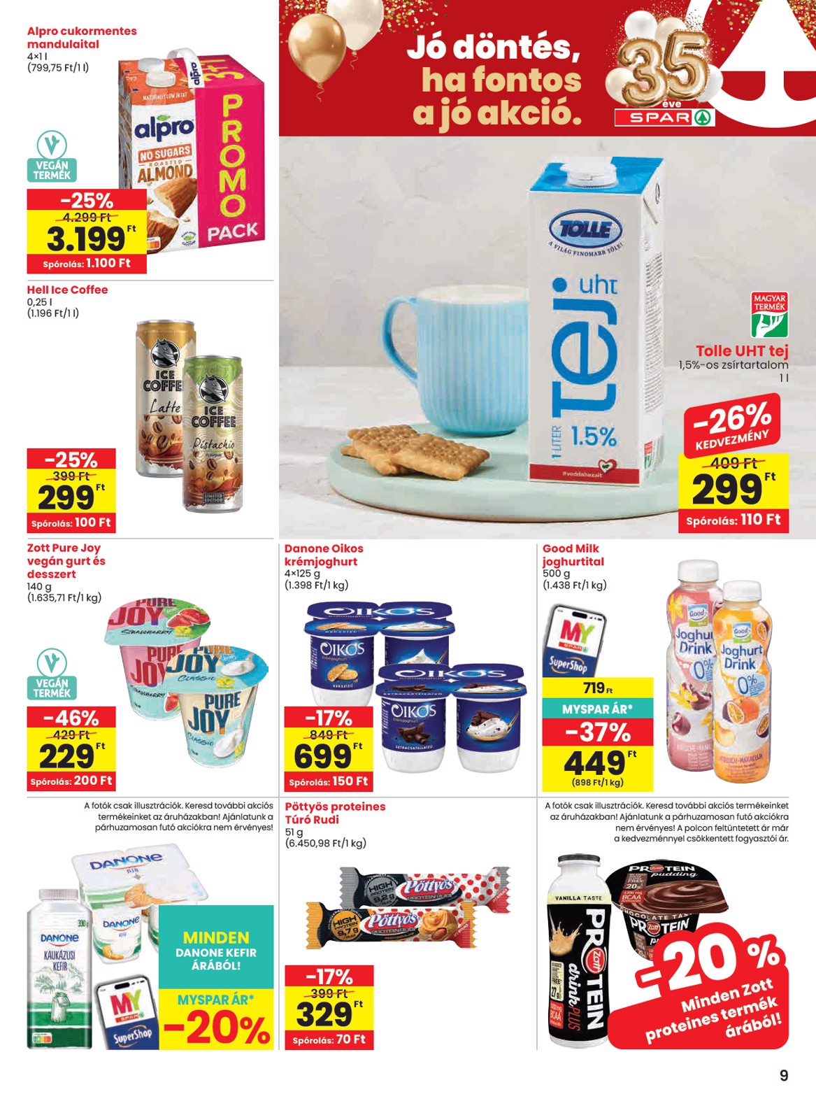 spar - SPAR hirdetmény a következő hétre csütörtöktől 2026.04.23.-tól szerdától 2026.04.29.-ig - page: 9