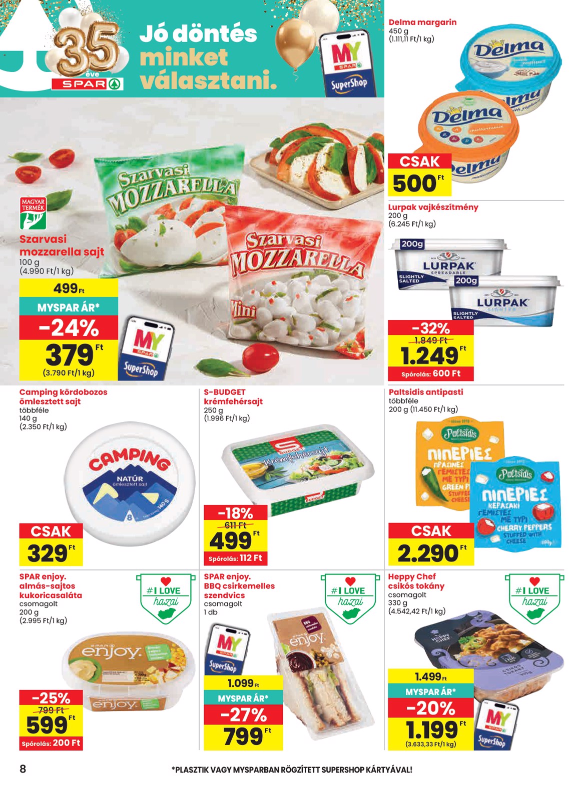 spar - SPAR hirdetmény a következő hétre csütörtöktől 2026.04.23.-tól szerdától 2026.04.29.-ig - page: 8