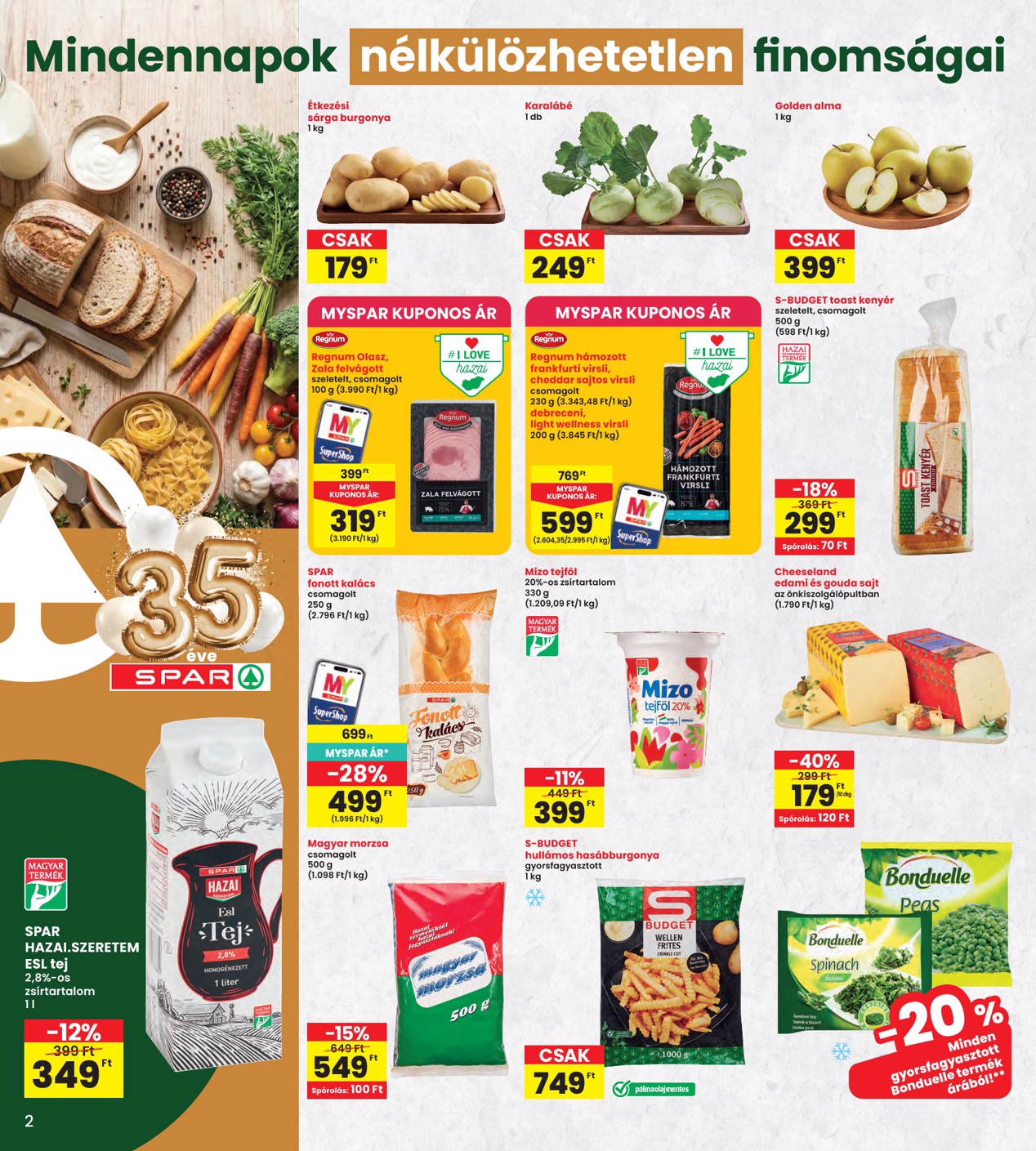 spar - INTERSPAR hirdetmény a következő hétre csütörtöktől 2026.04.23.-tól szerdától 2026.04.29.-ig - page: 2