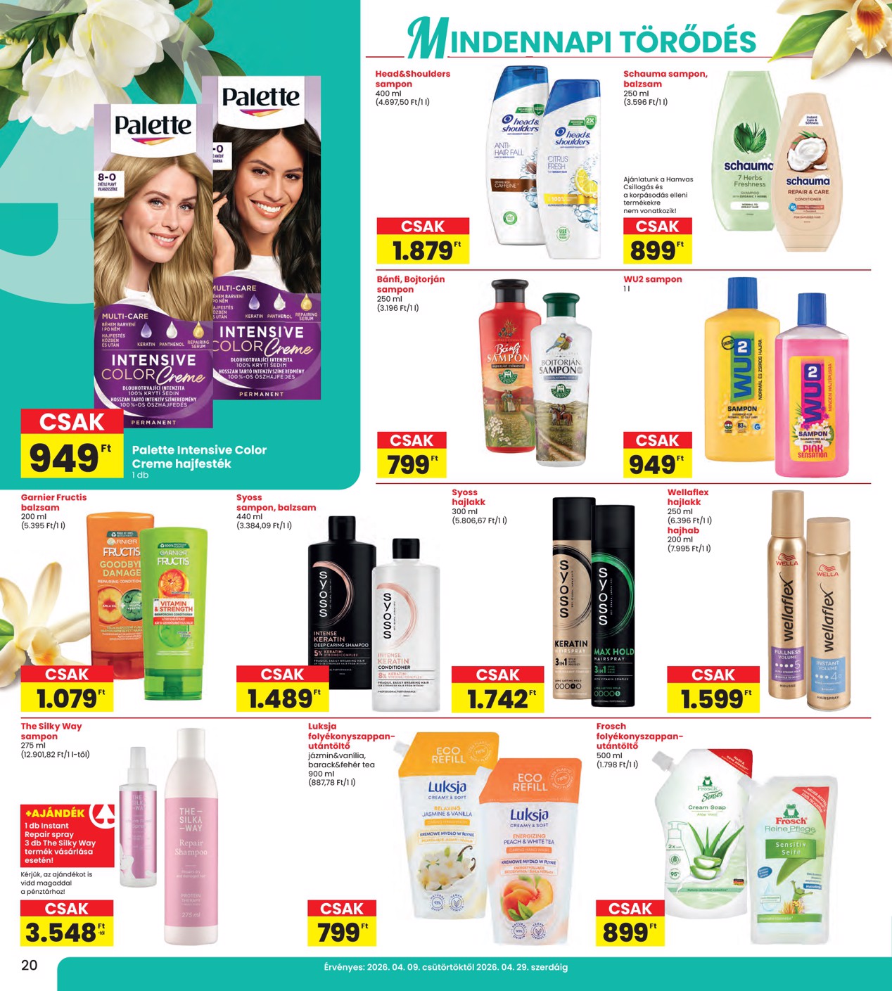 spar - INTERSPAR hirdetmény a következő hétre csütörtöktől 2026.04.23.-tól szerdától 2026.04.29.-ig - page: 20