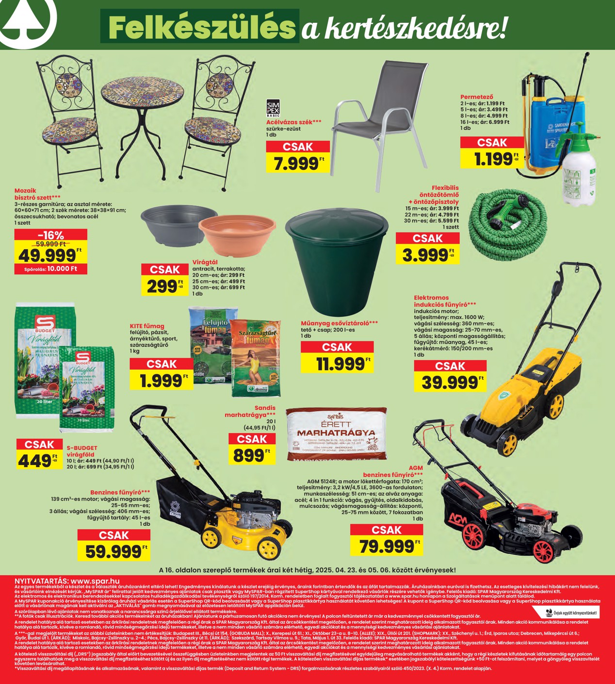 spar - INTERSPAR hirdetmény a következő hétre csütörtöktől 2026.04.23.-tól szerdától 2026.04.29.-ig - page: 16