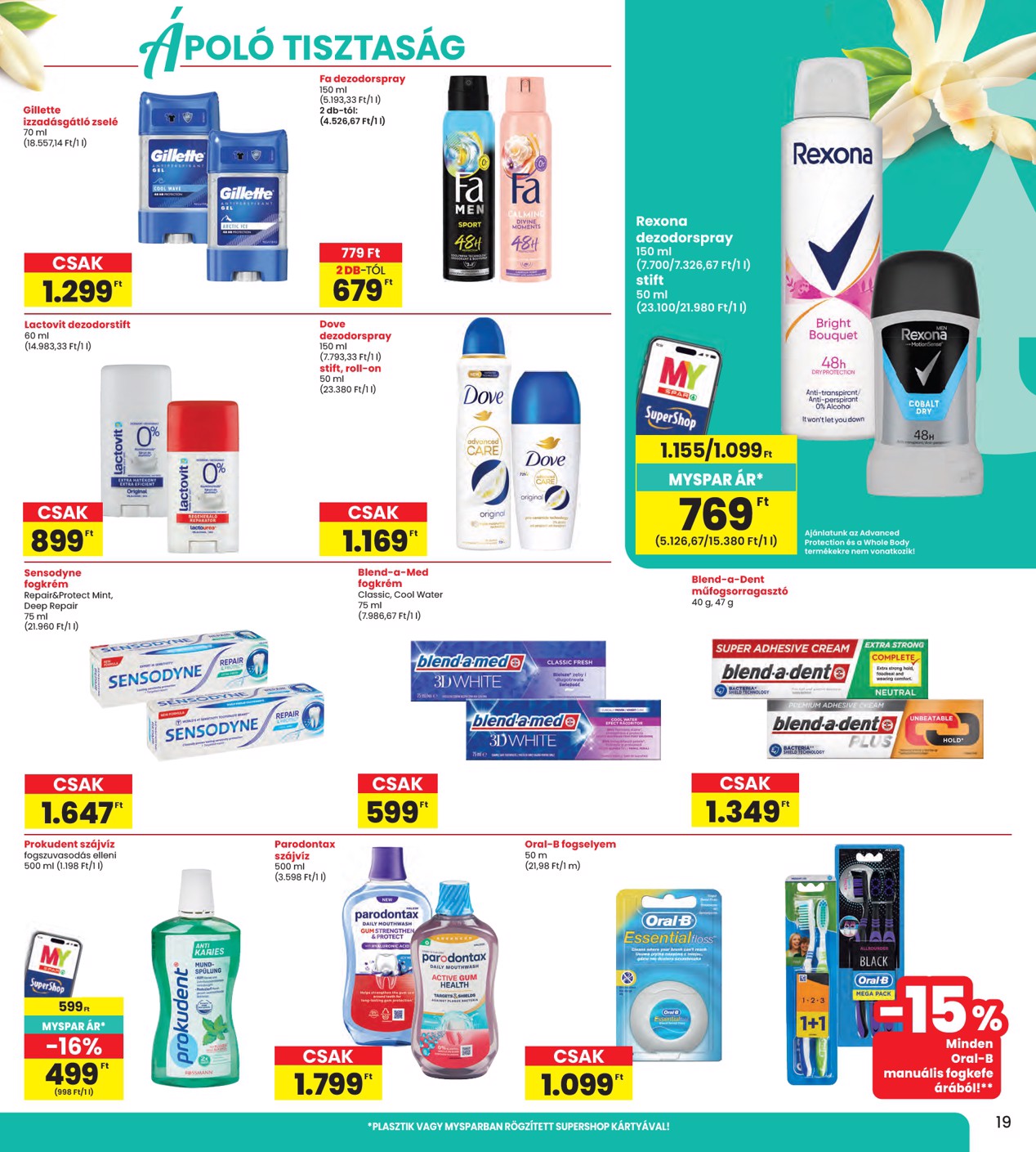 spar - INTERSPAR hirdetmény a következő hétre csütörtöktől 2026.04.23.-tól szerdától 2026.04.29.-ig - page: 19