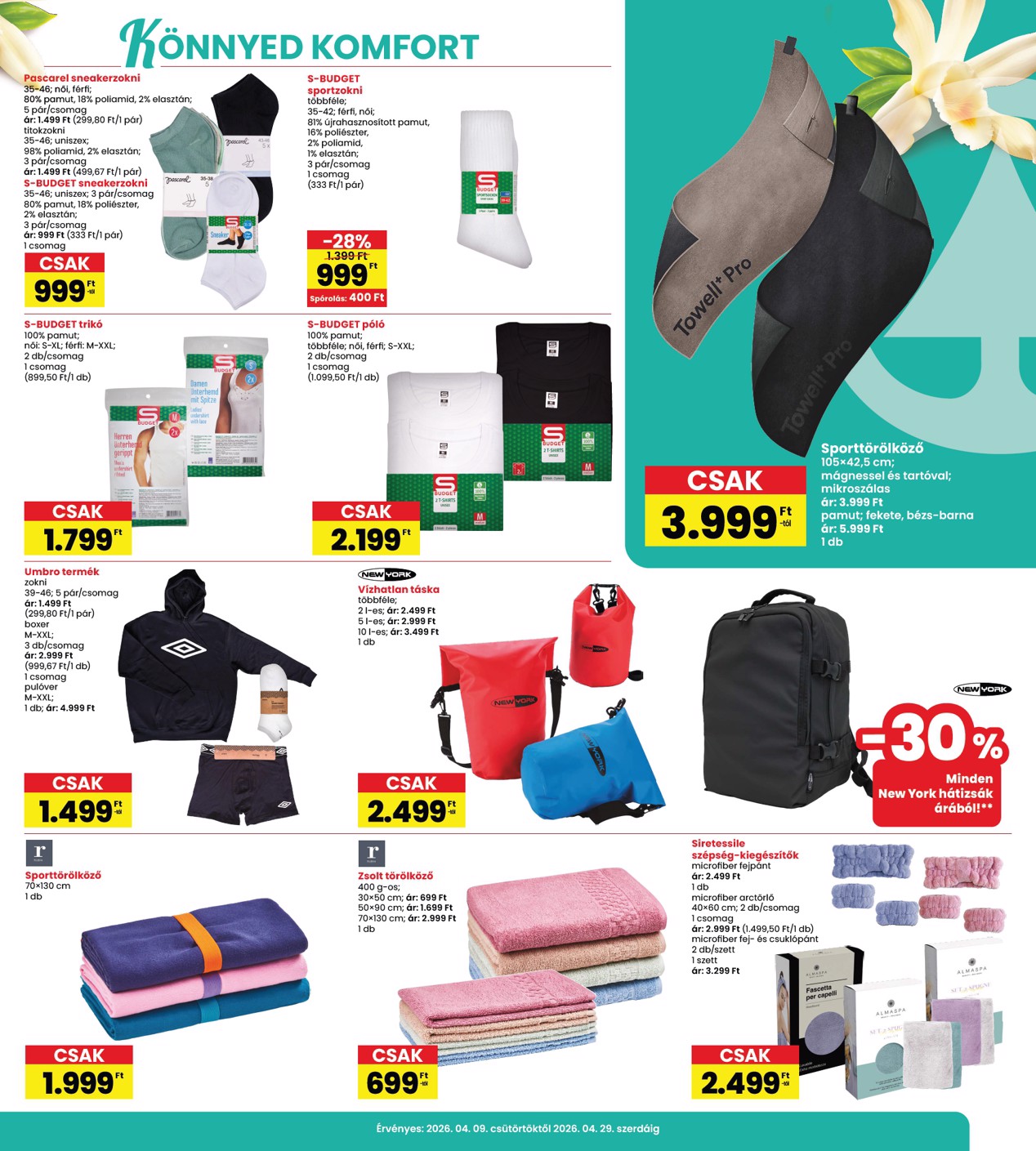spar - Aktuális INTERSPAR szórólap érvényes csütörtöktől 2026.04.23.-től szerdától 2026.04.29.-ig - page: 39