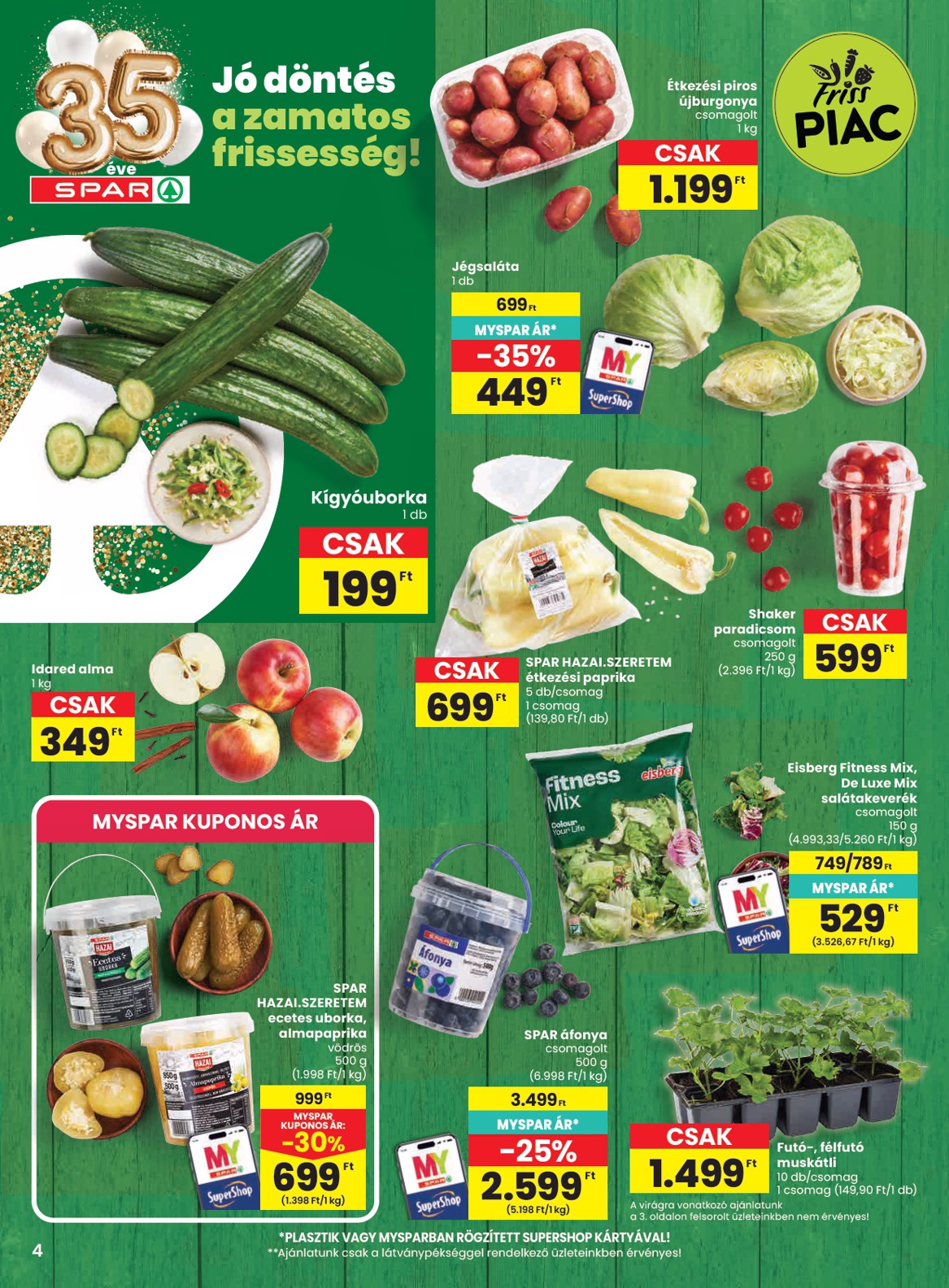 spar - SPAR hirdetmény a következő hétre csütörtöktől 2026.04.30.-tól szerdától 2026.05.06.-ig - page: 4