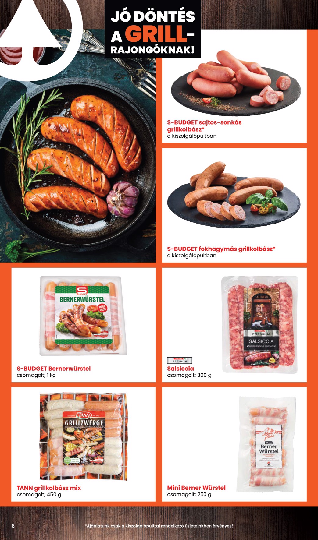 spar - Aktuális SPAR - Grill katalógus szórólap érvényes csütörtöktől 2026.04.30.-től vasárnaptól 2026.05.31.-ig - page: 6
