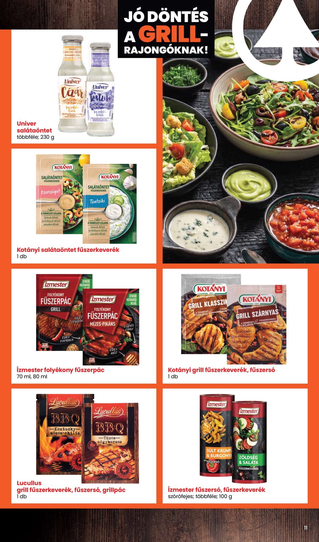 spar - Aktuális SPAR - Grill katalógus szórólap érvényes csütörtöktől 2026.04.30.-től vasárnaptól 2026.05.31.-ig - page: 11