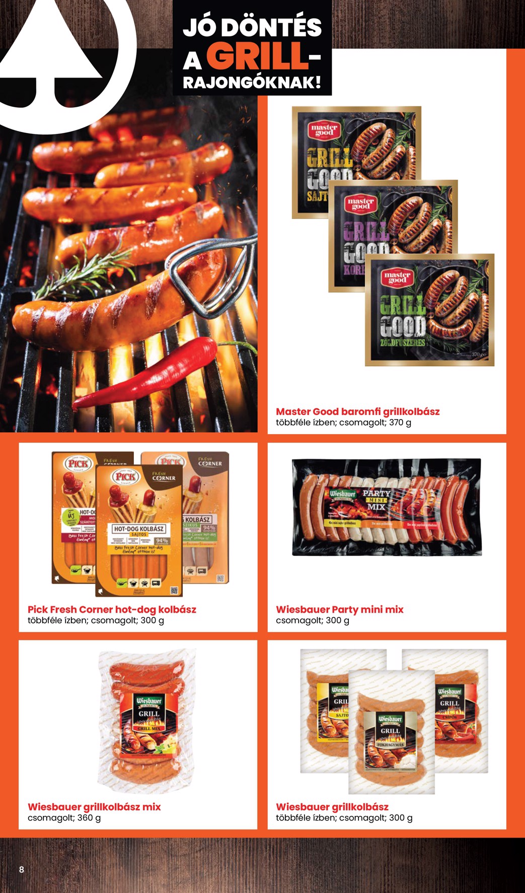 spar - Aktuális SPAR - Grill katalógus szórólap érvényes csütörtöktől 2026.04.30.-től vasárnaptól 2026.05.31.-ig - page: 8