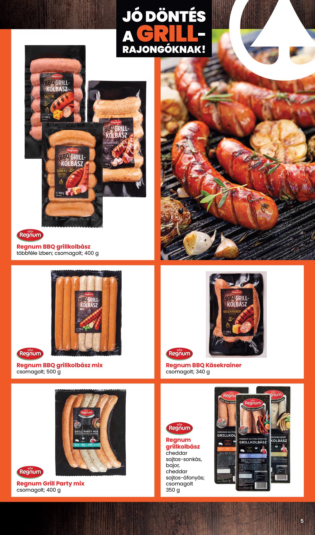 spar - Aktuális SPAR - Grill katalógus szórólap érvényes csütörtöktől 2026.04.30.-től vasárnaptól 2026.05.31.-ig - page: 5