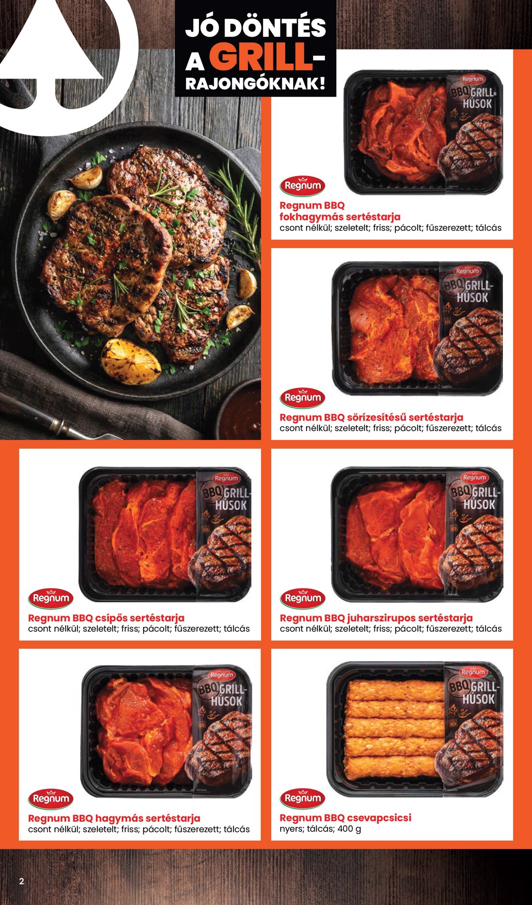 spar - Aktuális SPAR - Grill katalógus szórólap érvényes csütörtöktől 2026.04.30.-től vasárnaptól 2026.05.31.-ig - page: 2