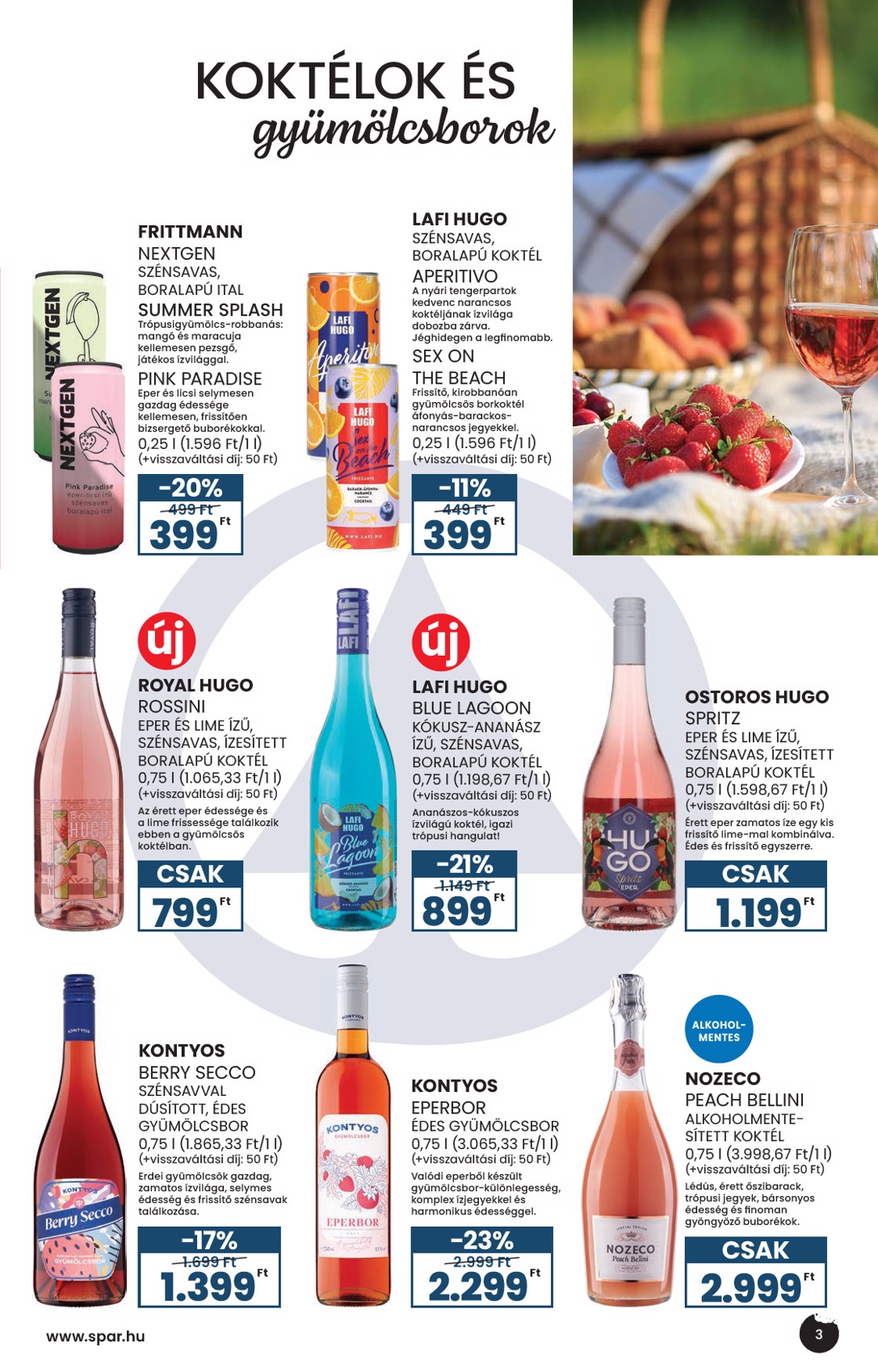 spar - Aktuális SPAR - Tavaszi borkatalógus szórólap érvényes szerdától 2026.04.29.-től szerdától 2026.05.27.-ig - page: 3