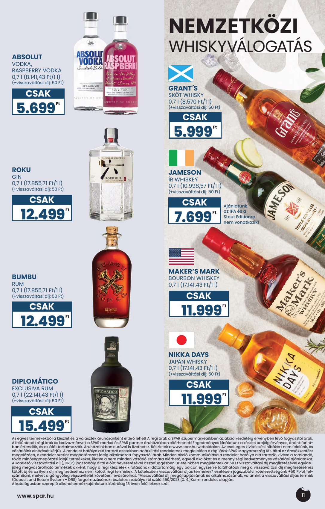 spar - Aktuális SPAR - Tavaszi borkatalógus szórólap érvényes szerdától 2026.04.29.-től szerdától 2026.05.27.-ig - page: 11