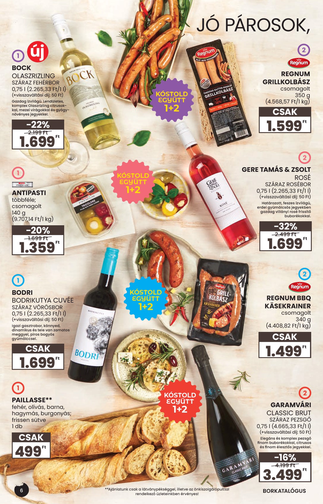 spar - Aktuális SPAR - Tavaszi borkatalógus szórólap érvényes szerdától 2026.04.29.-től szerdától 2026.05.27.-ig - page: 6