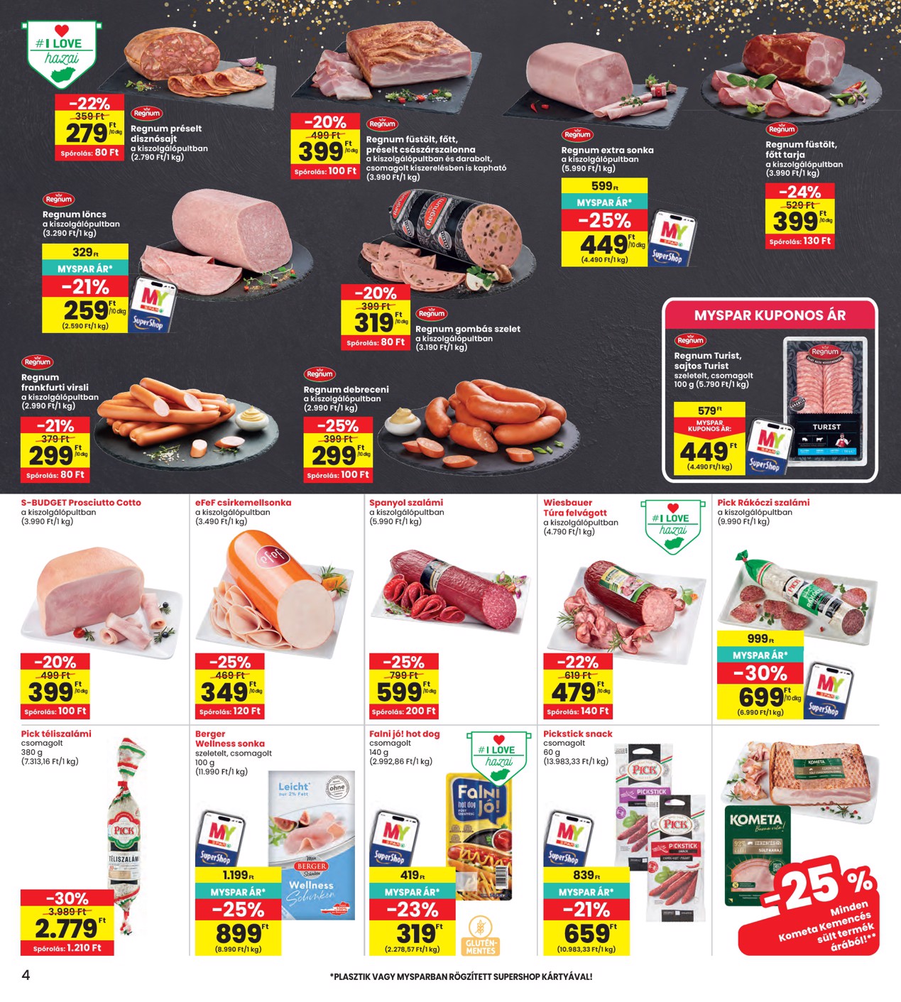 spar - INTERSPAR hirdetmény a következő hétre csütörtöktől 2026.05.07.-tól szerdától 2026.05.13.-ig - page: 4