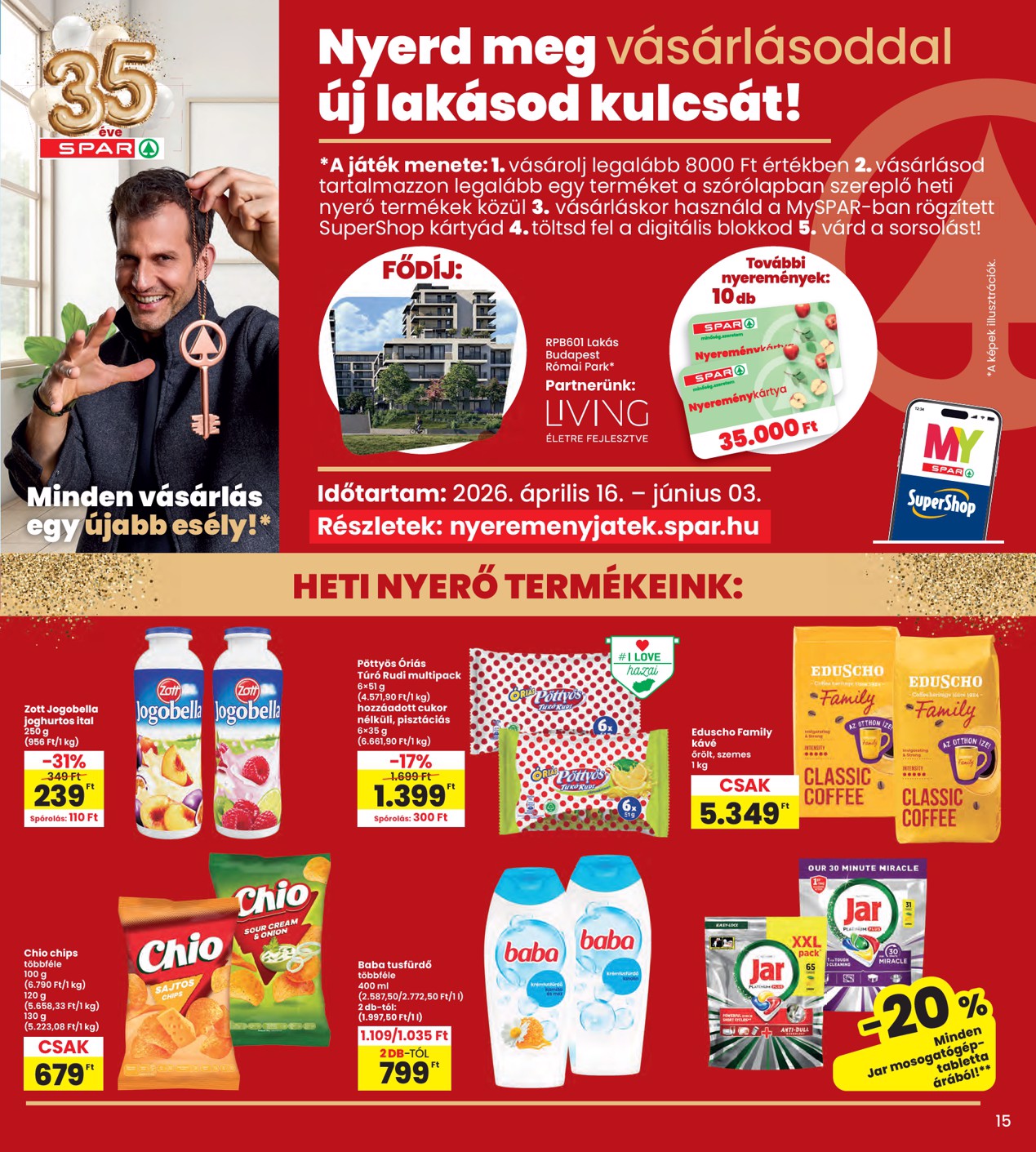 spar - INTERSPAR hirdetmény a következő hétre csütörtöktől 2026.05.07.-tól szerdától 2026.05.13.-ig - page: 15