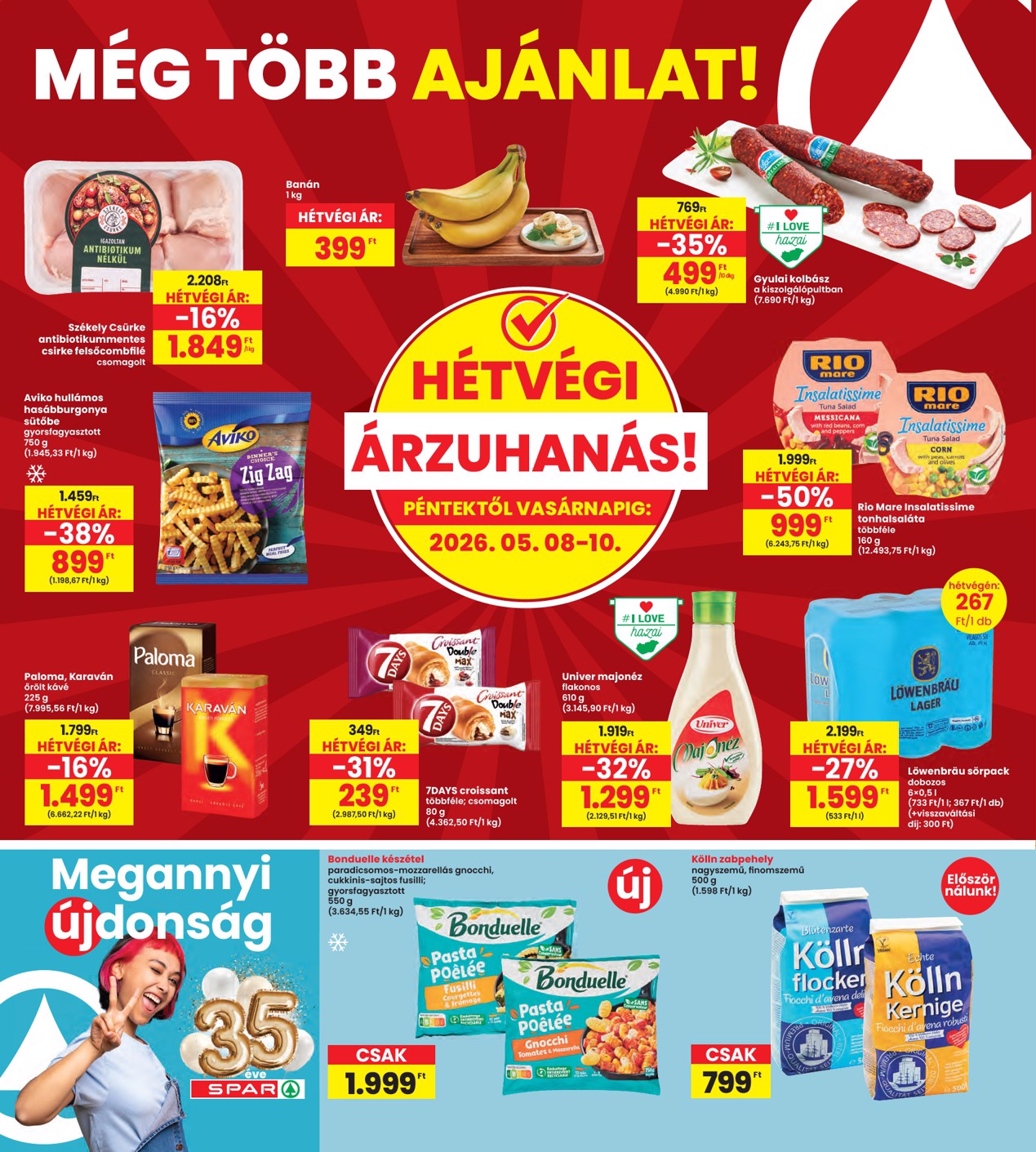 spar - INTERSPAR hirdetmény a következő hétre csütörtöktől 2026.05.07.-tól szerdától 2026.05.13.-ig - page: 20