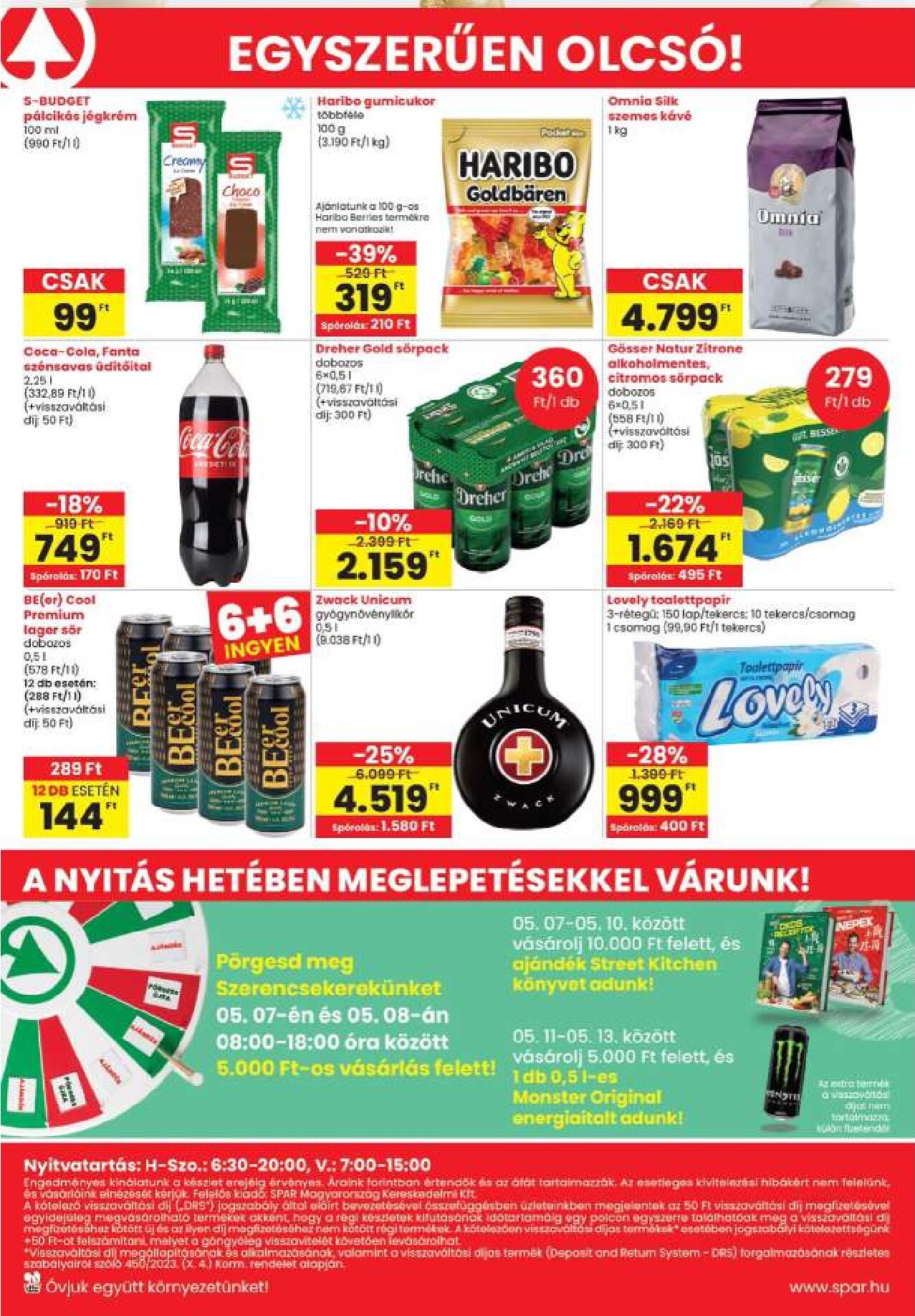 spar - Aktuális SPAR - Balatonfüred szórólap érvényes csütörtöktől 2026.05.07.-től szerdától 2026.05.13.-ig - page: 4