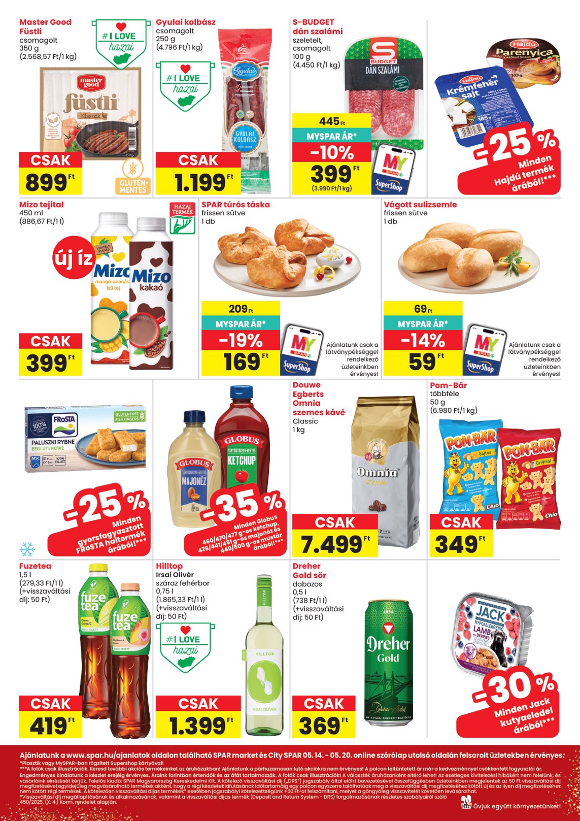 spar - SPAR - Market, City hirdetmény a következő hétre csütörtöktől 2026.05.14.-tól szerdától 2026.05.20.-ig - page: 2