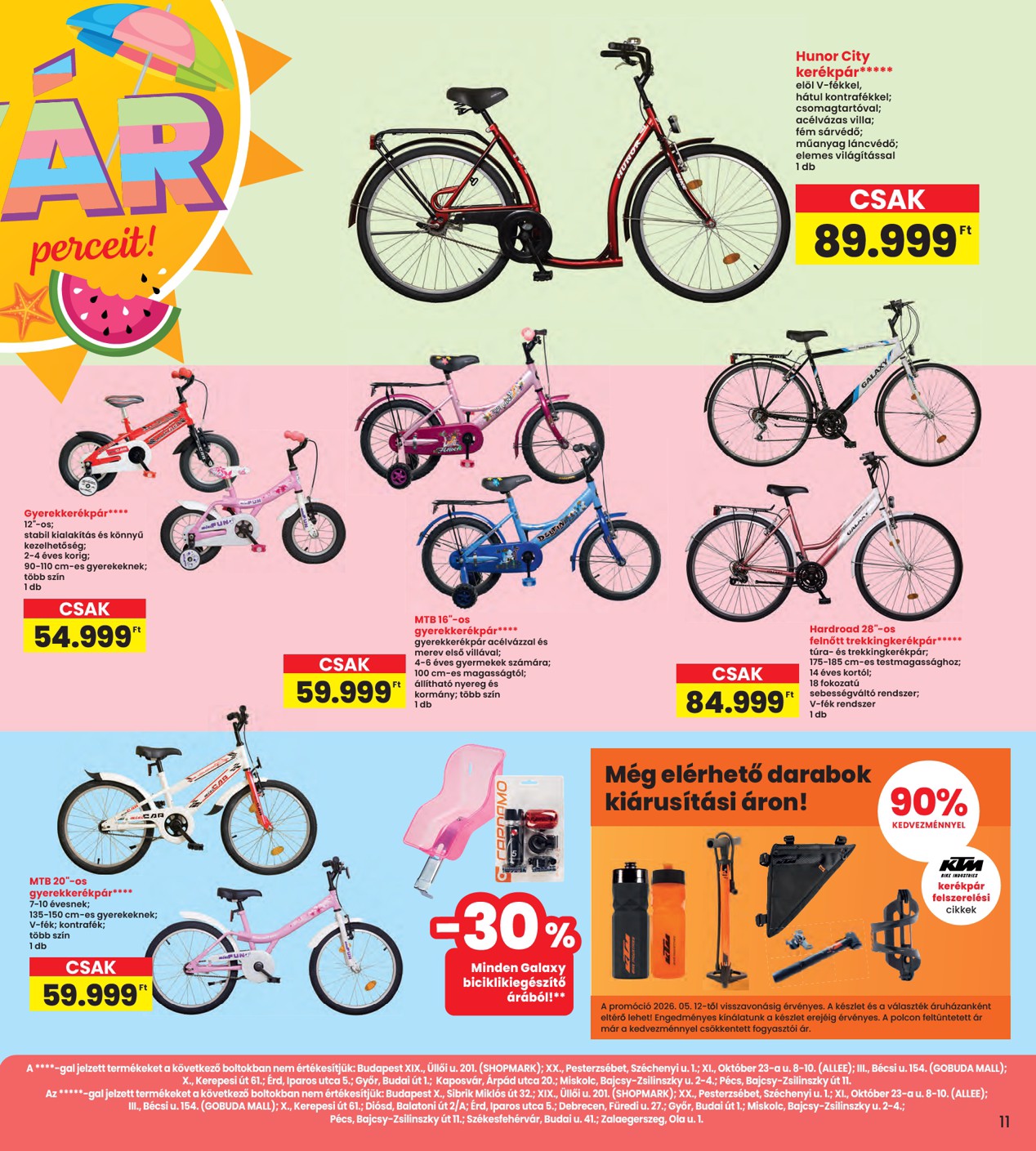 spar - INTERSPAR Nyár hirdetmény a következő hétre csütörtöktől 2026.05.14.-tól szerdától 2026.06.10.-ig - page: 11