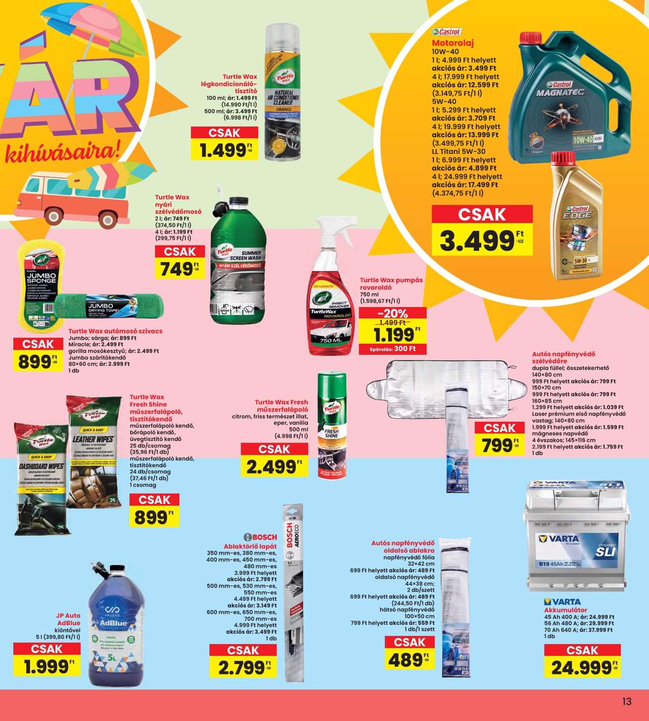 spar - INTERSPAR Nyár hirdetmény a következő hétre csütörtöktől 2026.05.14.-tól szerdától 2026.06.10.-ig - page: 13
