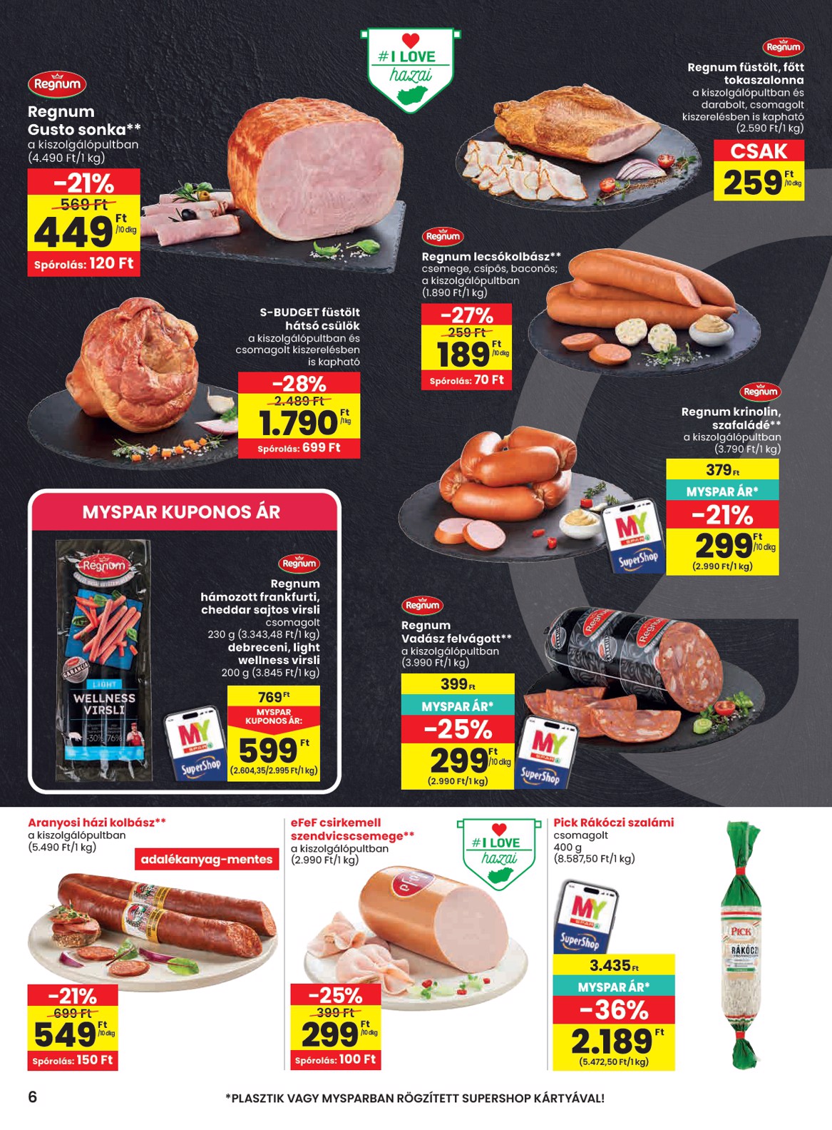 spar - SPAR hirdetmény a következő hétre csütörtöktől 2026.05.14.-tól szerdától 2026.05.20.-ig - page: 6