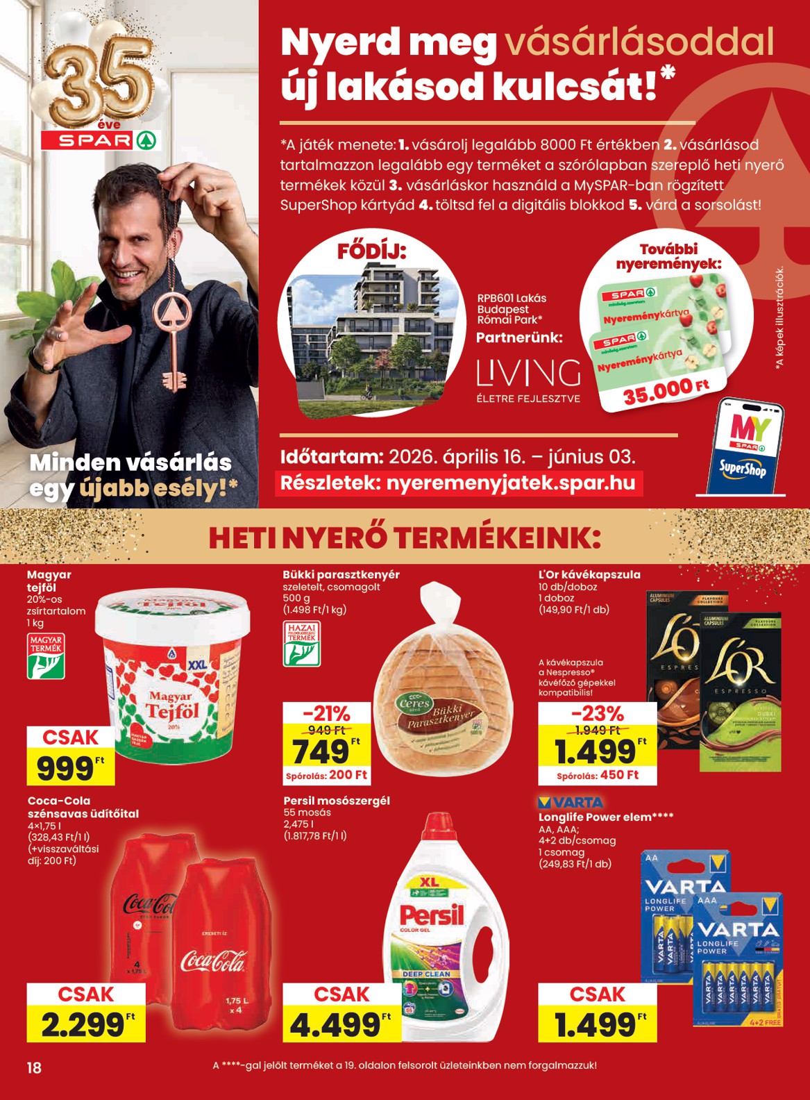 spar - SPAR hirdetmény a következő hétre csütörtöktől 2026.05.14.-tól szerdától 2026.05.20.-ig - page: 18