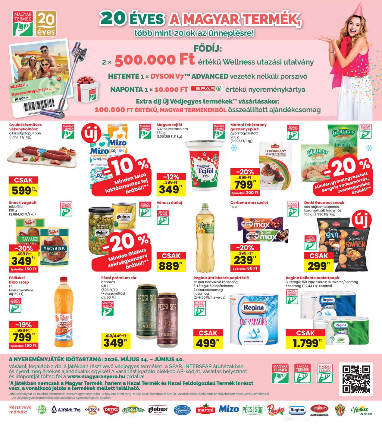 spar - INTERSPAR hirdetmény a következő hétre csütörtöktől 2026.05.14.-tól szerdától 2026.05.20.-ig - page: 11
