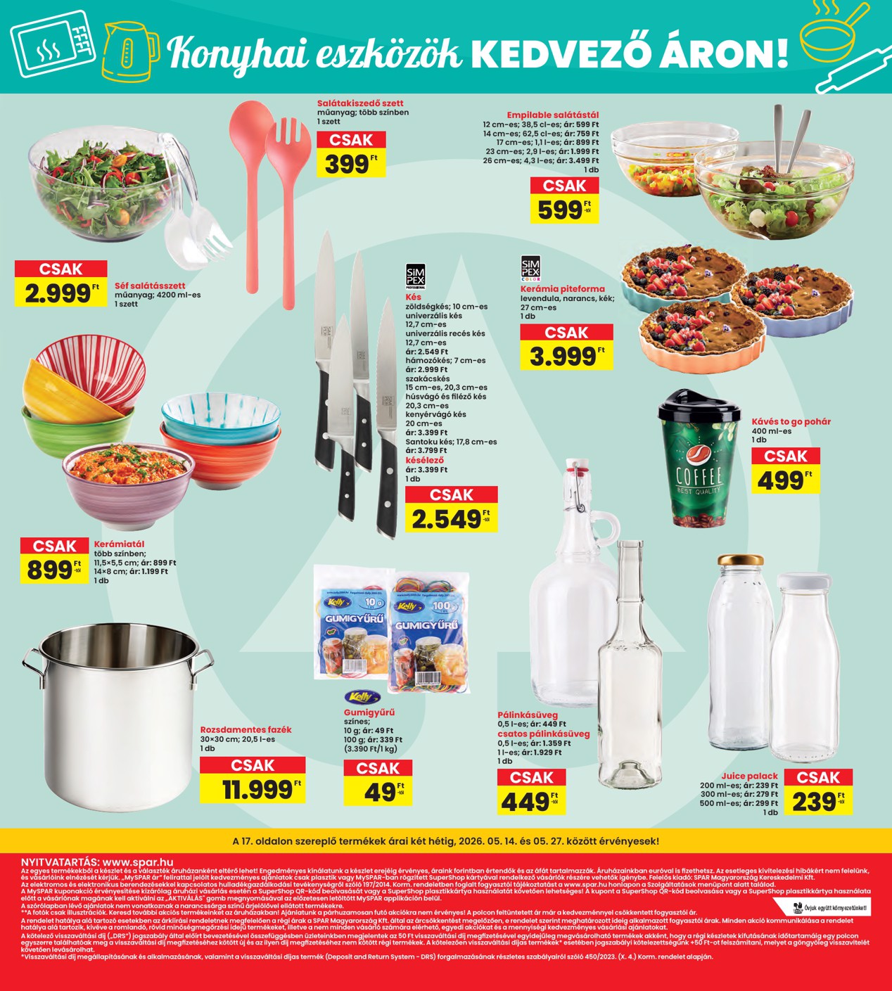 spar - INTERSPAR hirdetmény a következő hétre csütörtöktől 2026.05.14.-tól szerdától 2026.05.20.-ig - page: 17