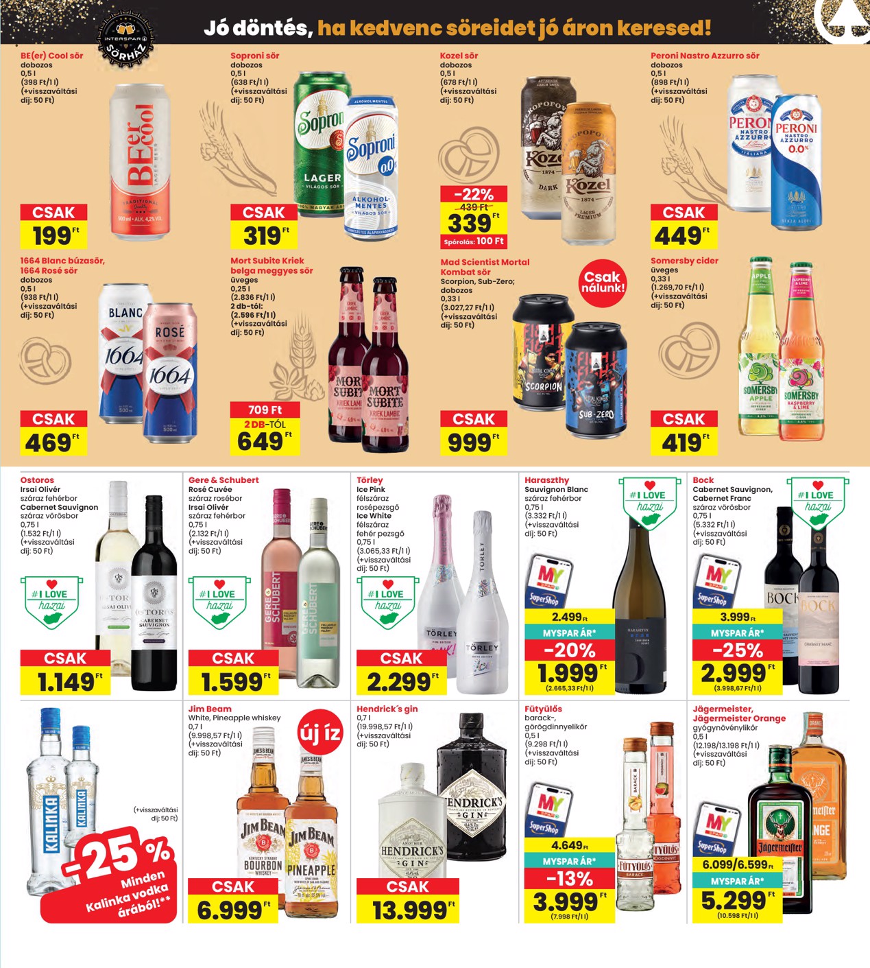 spar - Aktuális INTERSPAR szórólap érvényes csütörtöktől 2026.05.07.-től szerdától 2026.05.13.-ig - page: 28