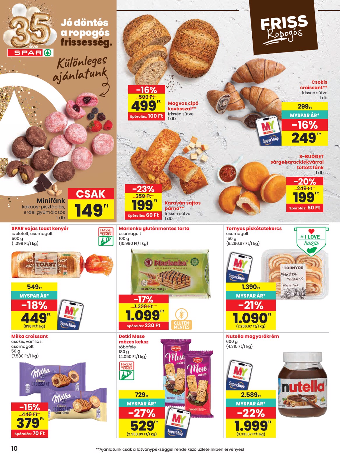 spar - SPAR hirdetmény a következő hétre csütörtöktől 2026.05.21.-tól szerdától 2026.05.27.-ig - page: 10